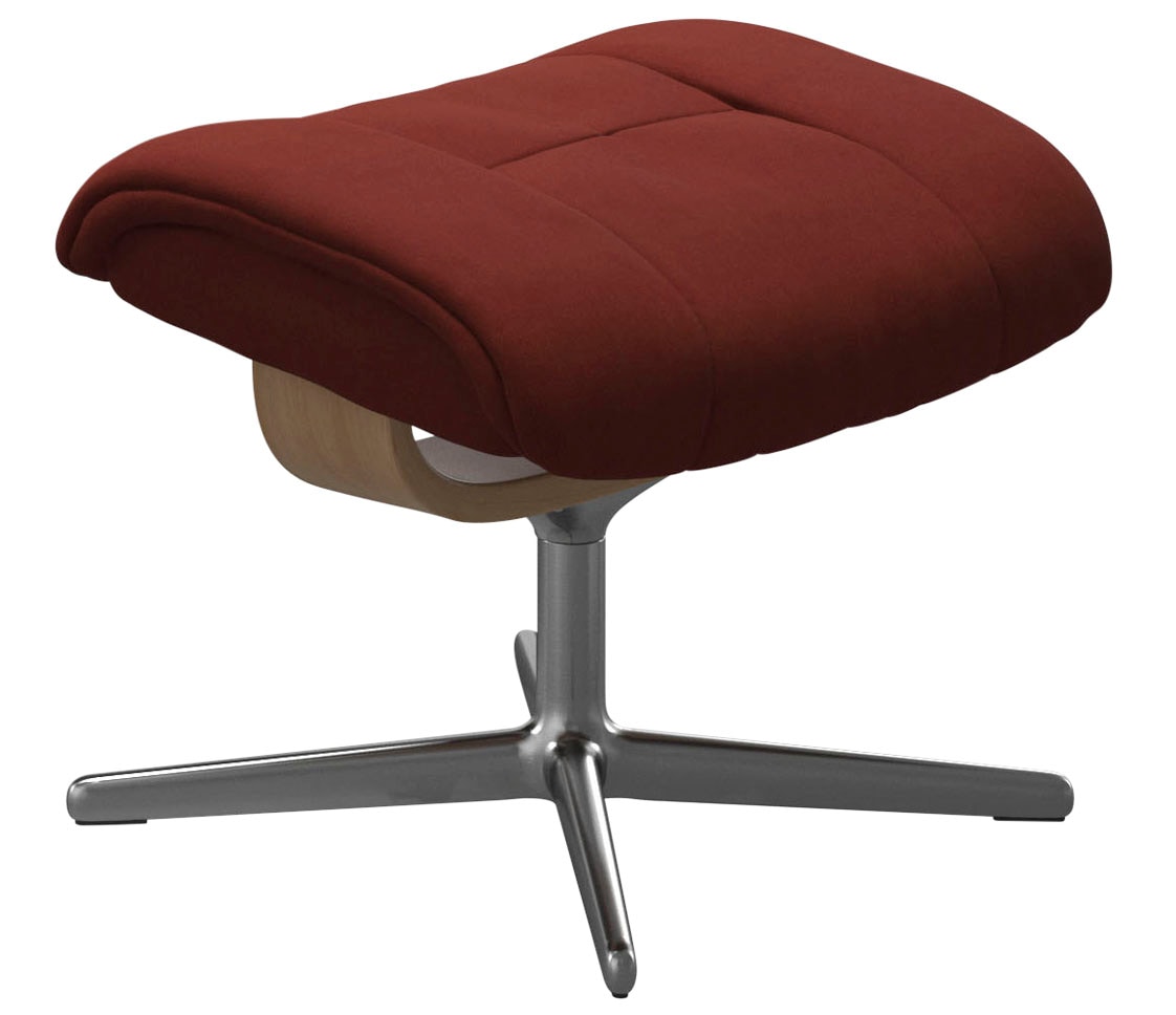 Stressless Fußhocker "Mayfair", mit Cross Base, Größe S, M & L, Holzakzent Eiche