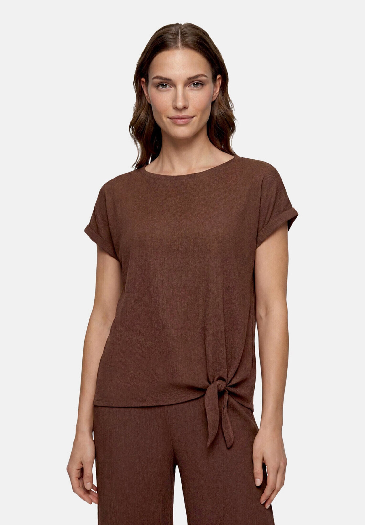 Betty Barclay Kurzarmshirt »Damen mit Schleifenknoten« 1
