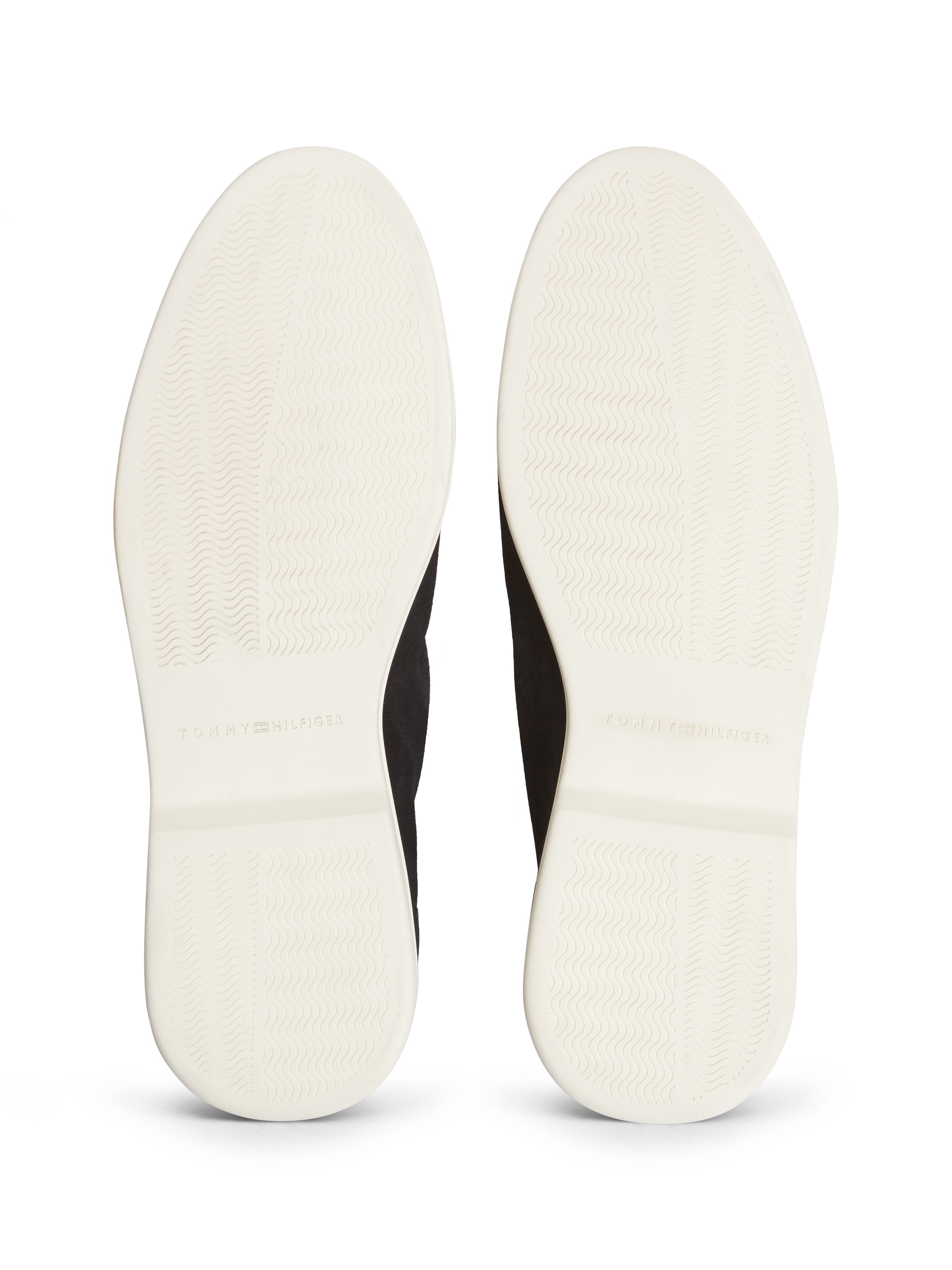 Tommy Hilfiger Loafer »LIGHT SUEDE FLAG HARDWARE LOAFER«  Slipper, Schlupfschuh, mit modischem Zierriegel und Ziernähten
