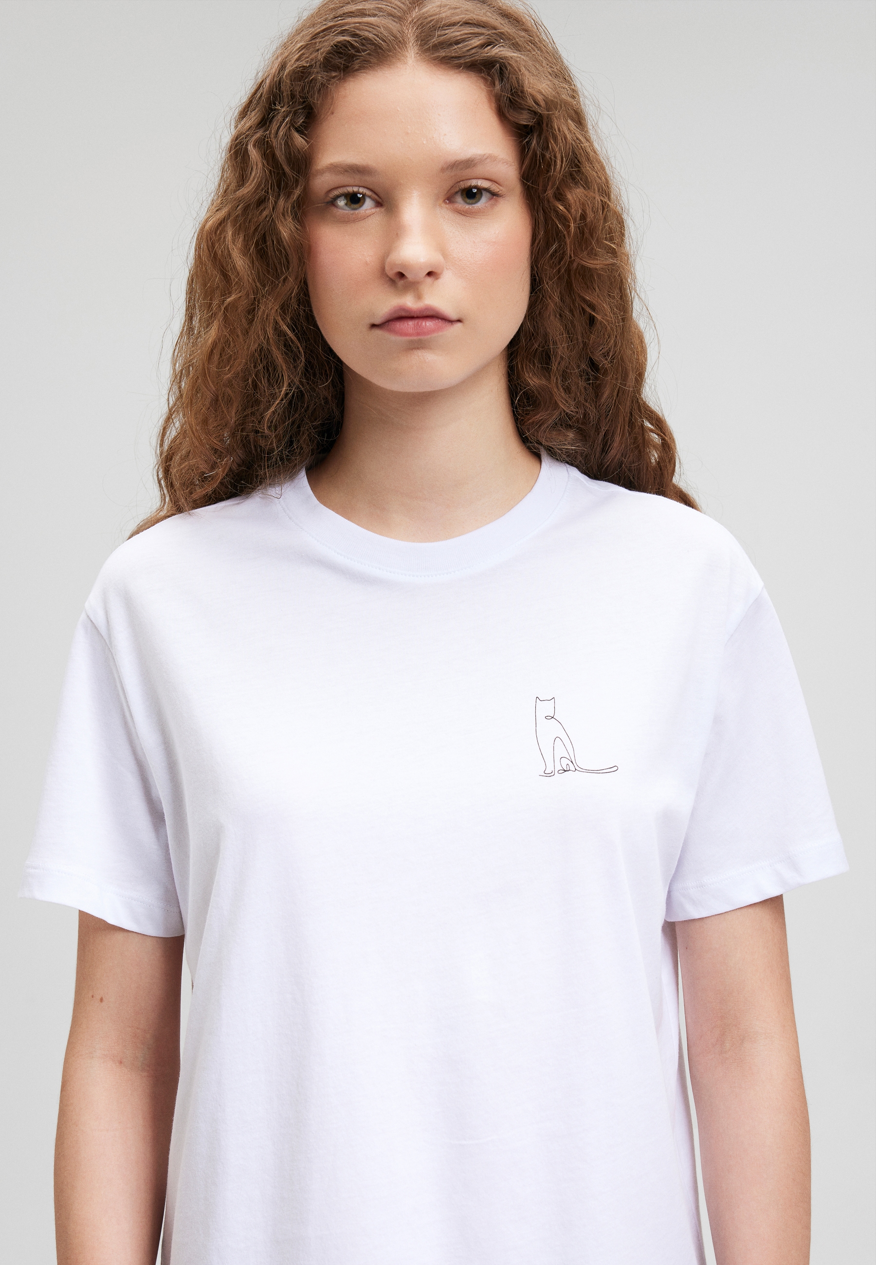 Mavi Rundhalsshirt »GRAPHIC TEES«, Katzen T-Shirt