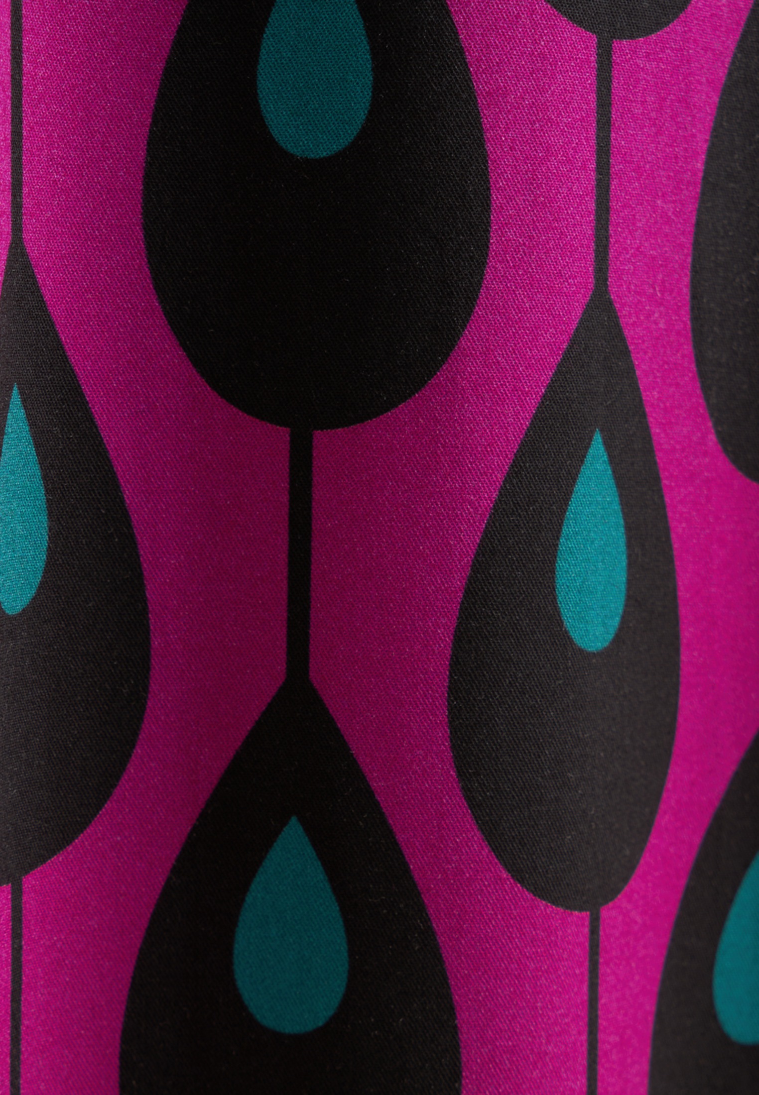 seidensticker Sommerkleid »Schwarze Rose«, Langarm Kragen Druck