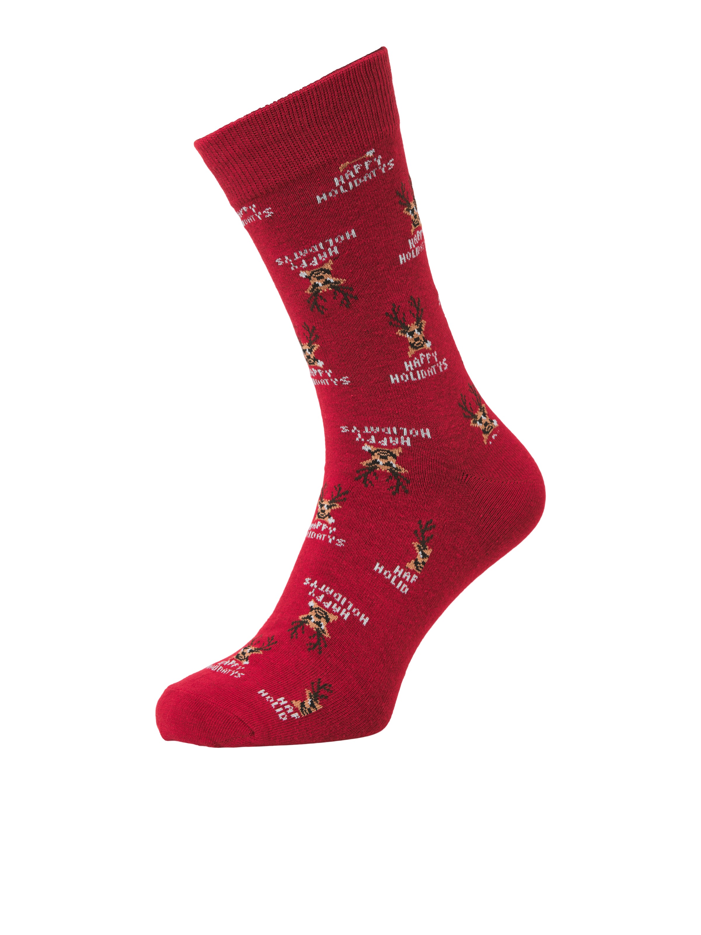 Jack & Jones Trunk »JACHAPPY HOLIDAYS GIFTBOX« Set, 3 Stk. Weihnachten, Geschenkbox mit Socken