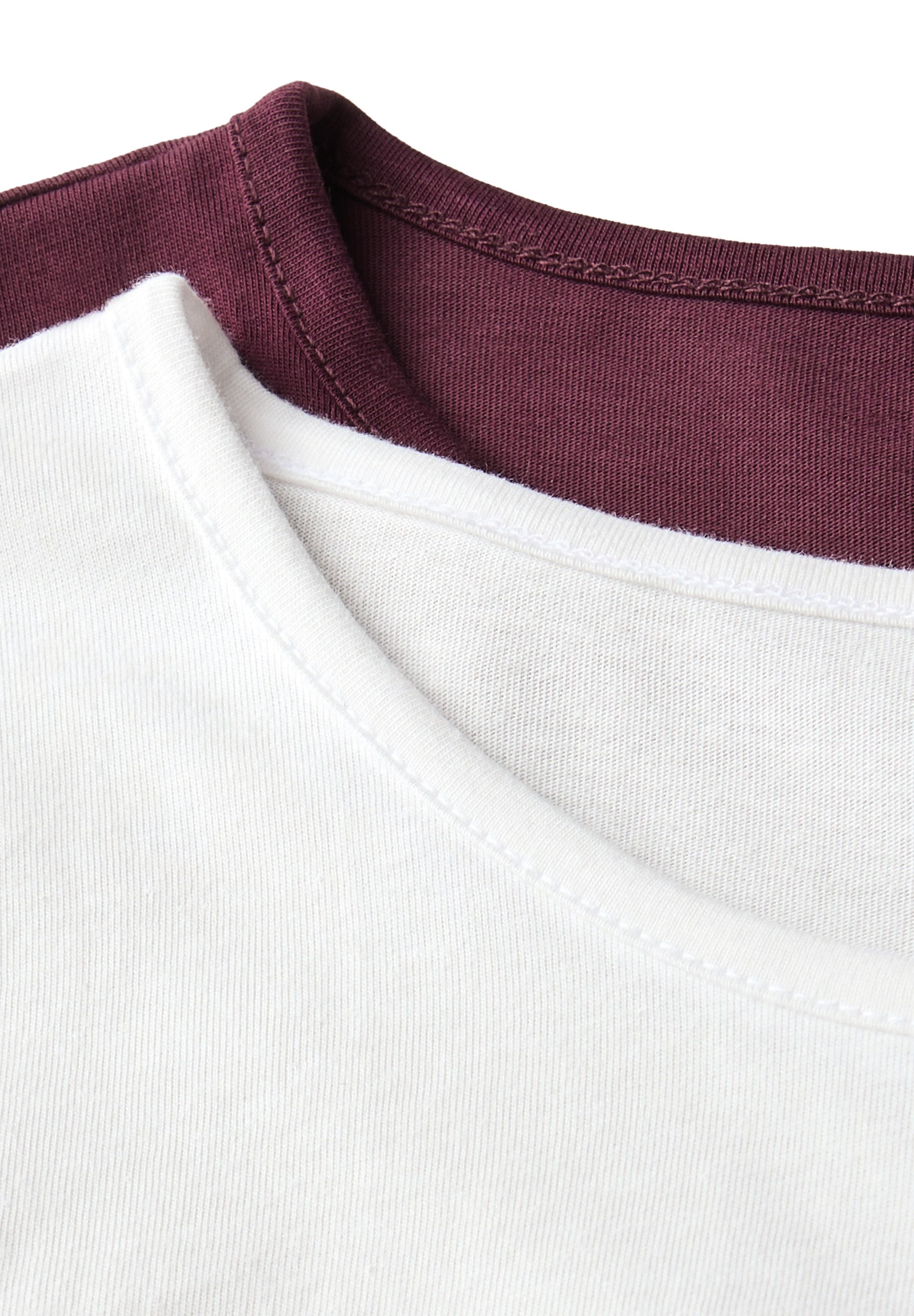 STREET ONE Langarmshirt aus reiner Baumwolle