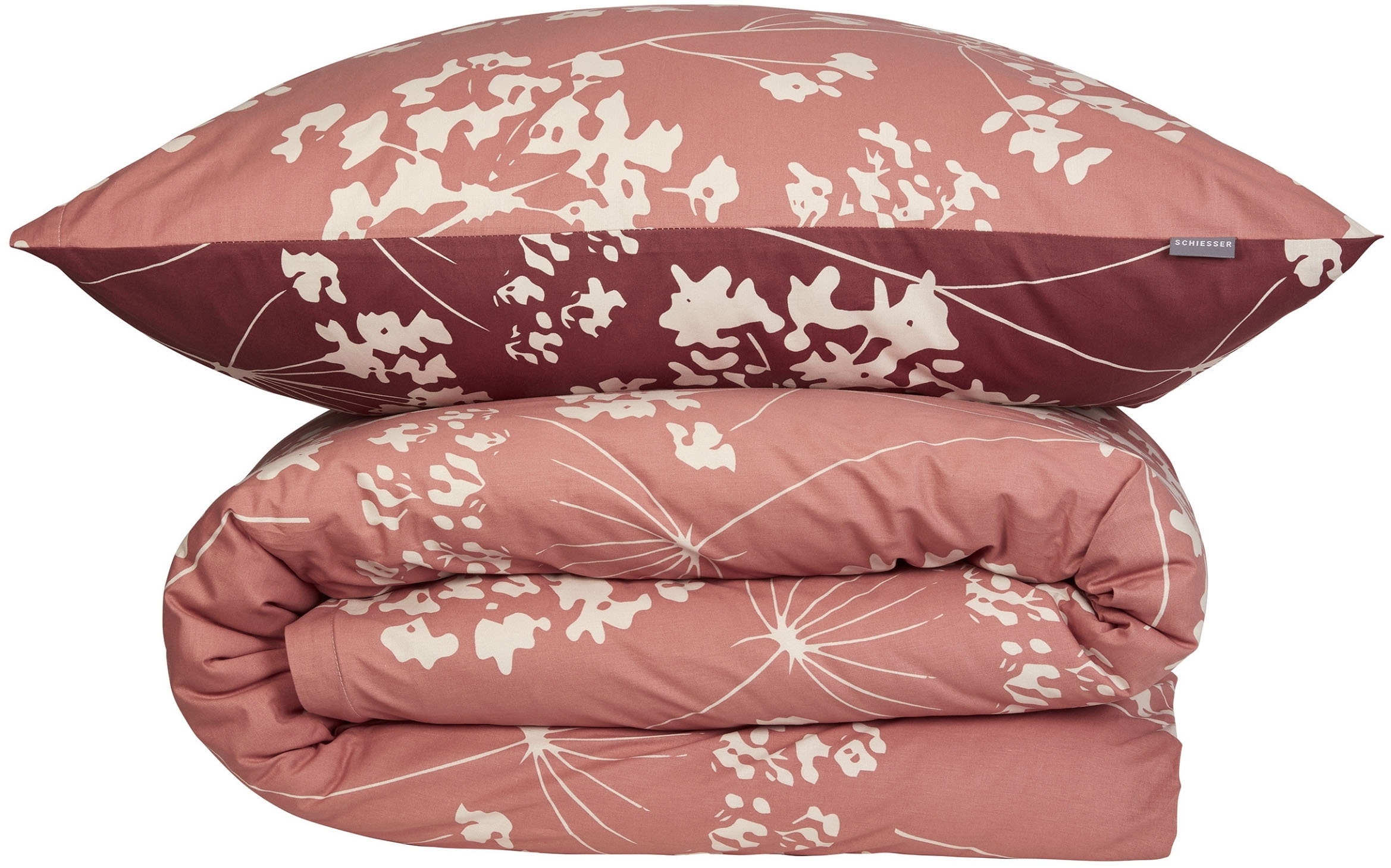 Schiesser Wendebettwäsche »Alyssa aus weicher Baumwolle mit feinen Blüten bedruckt«, Made in Green
