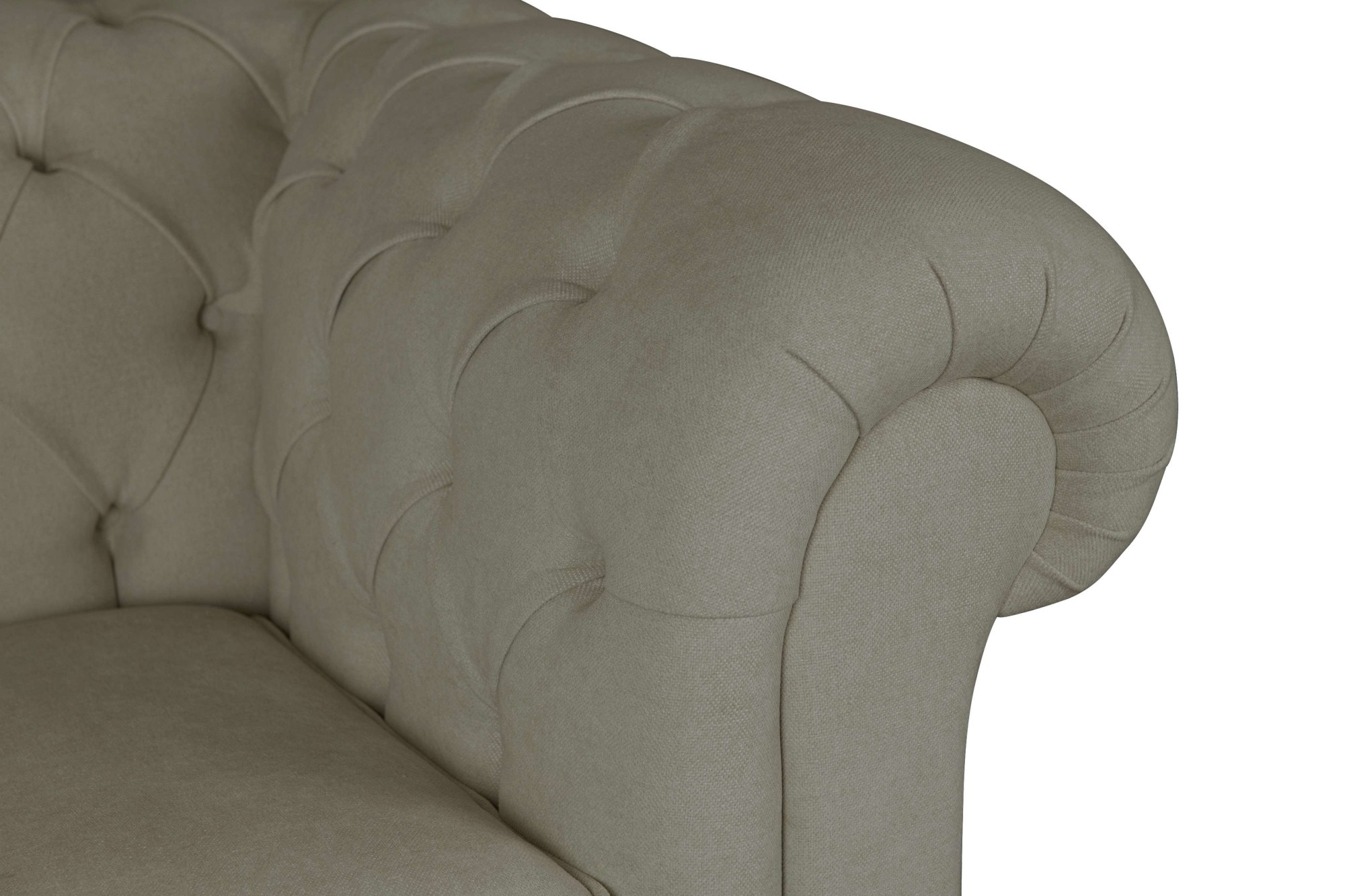 Home affaire 3-Sitzer »CHARENTE, optionale Schlafsofa, Chesterfield-Sofa, Bettfunktion«, mit edler Knopfheftung und typischen Armlehnen, B/T/H 198/89/74 cm