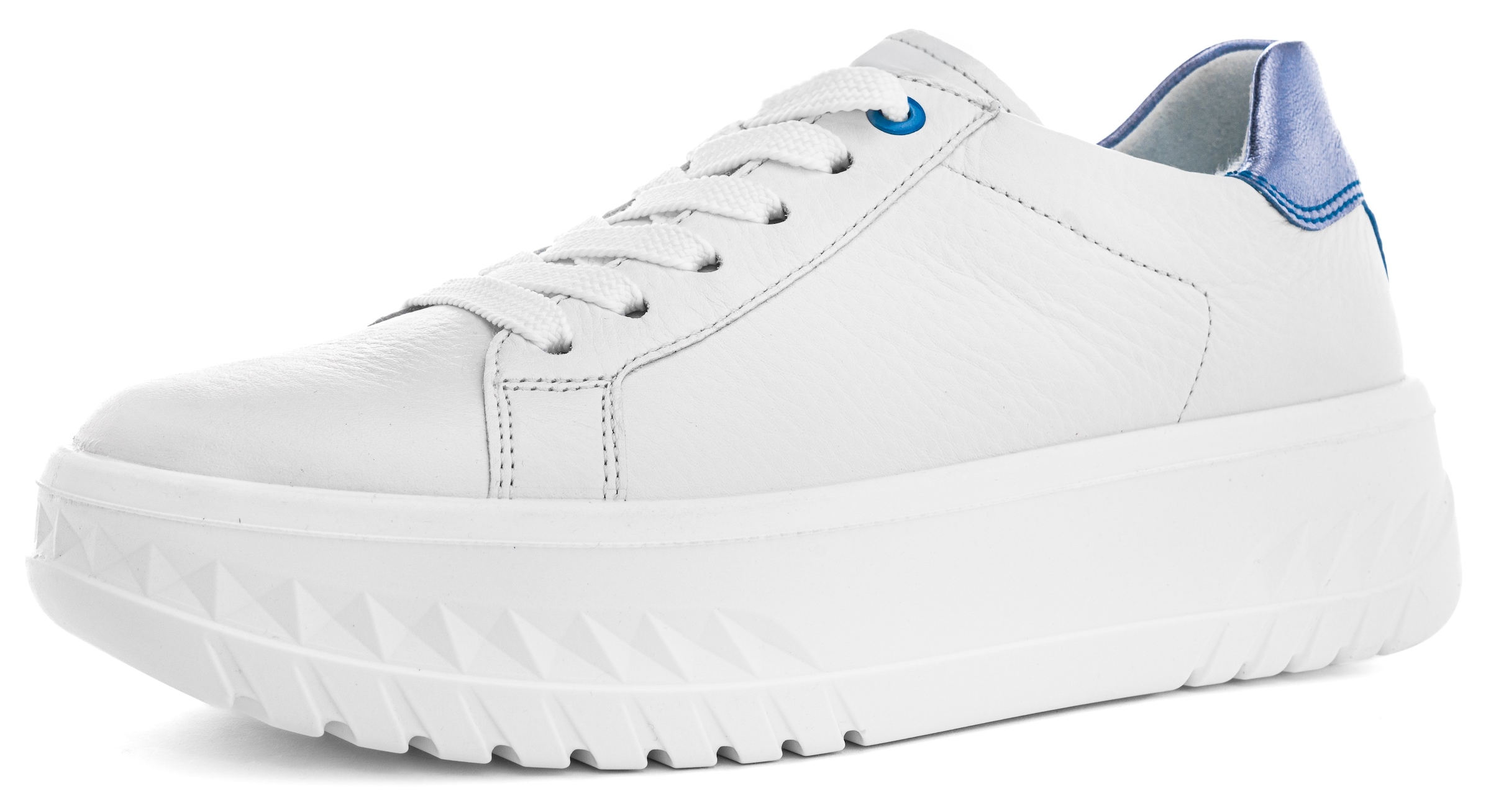 Ara Plateausneaker »MONACO«, Plateausneaker, Schnürschuh im Metallic Look, H-Weite