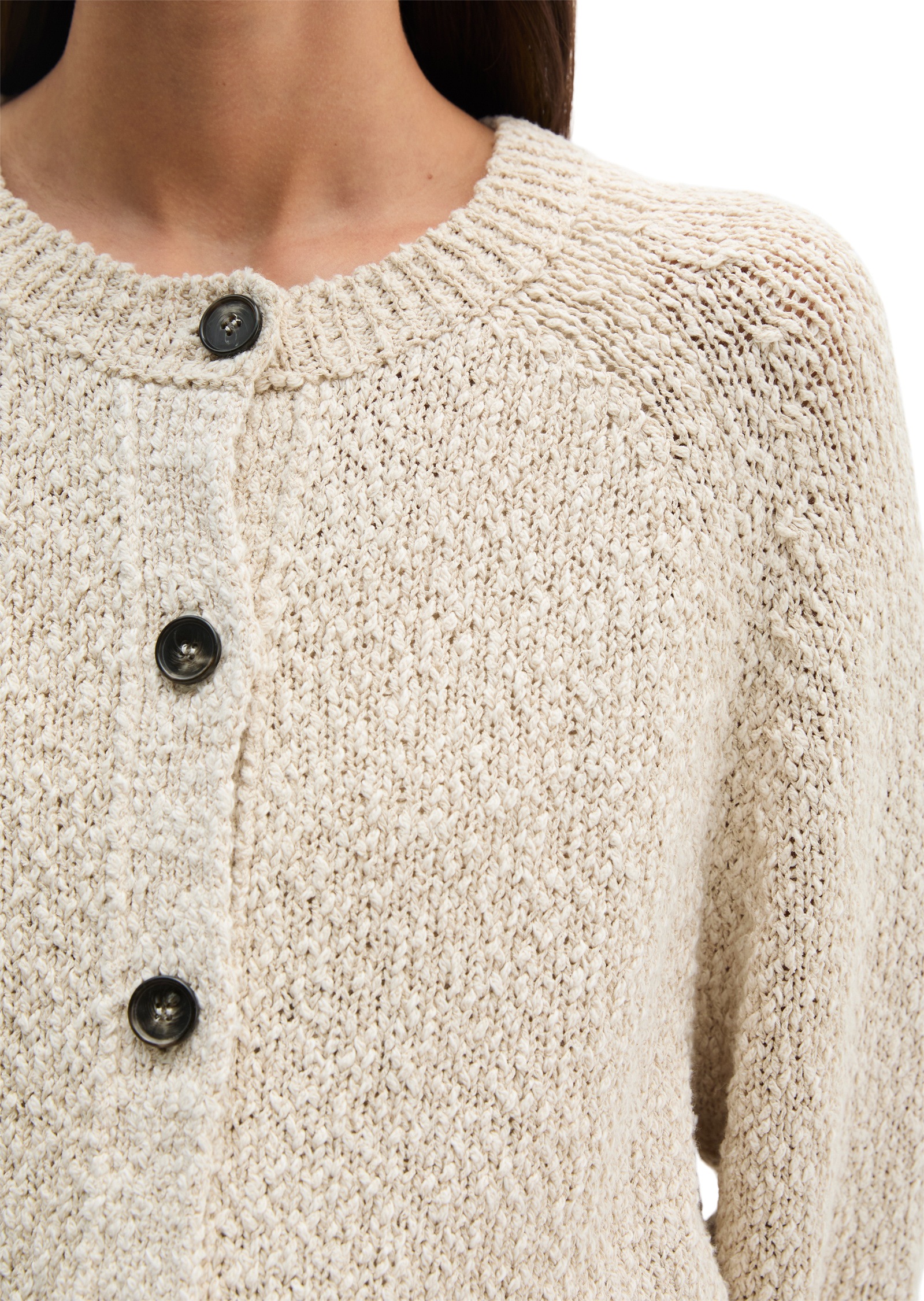 Marc O'Polo Cardigan »aus Heavy Cotton Slub-Garn«