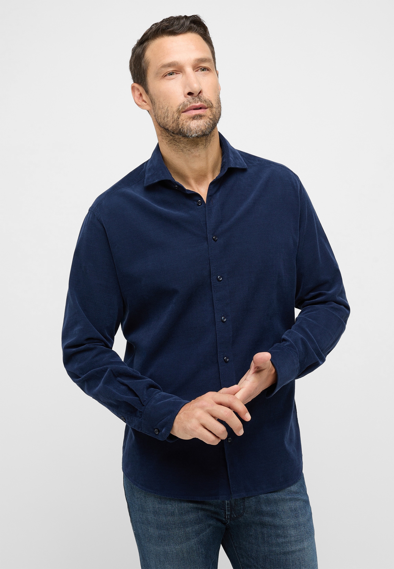 Eterna Langarmhemd "MODERN FIT", EASY IRON (bügelleicht) günstig online kaufen