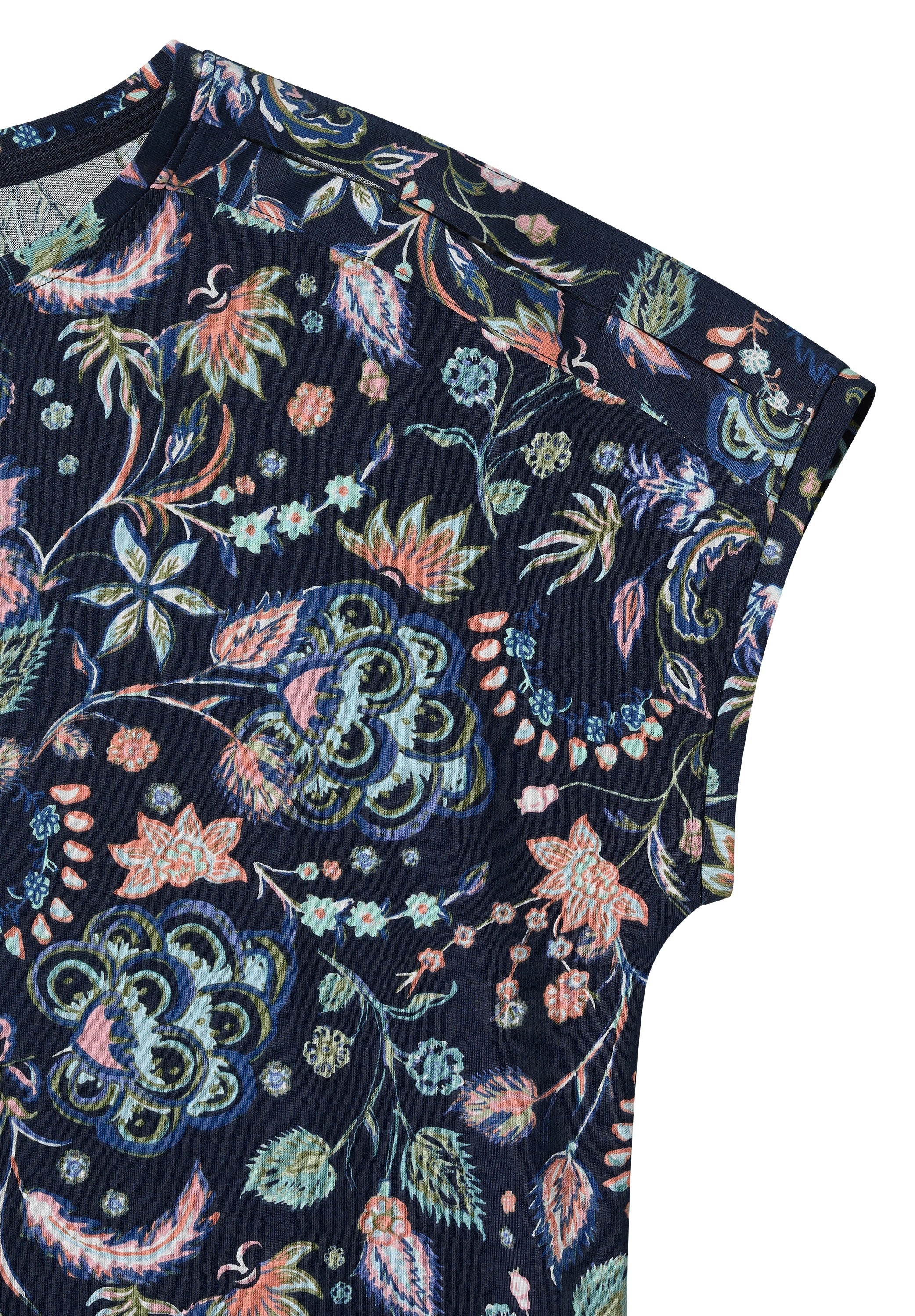 Cecil T-Shirt mit U-Boot-Ausschnitt
