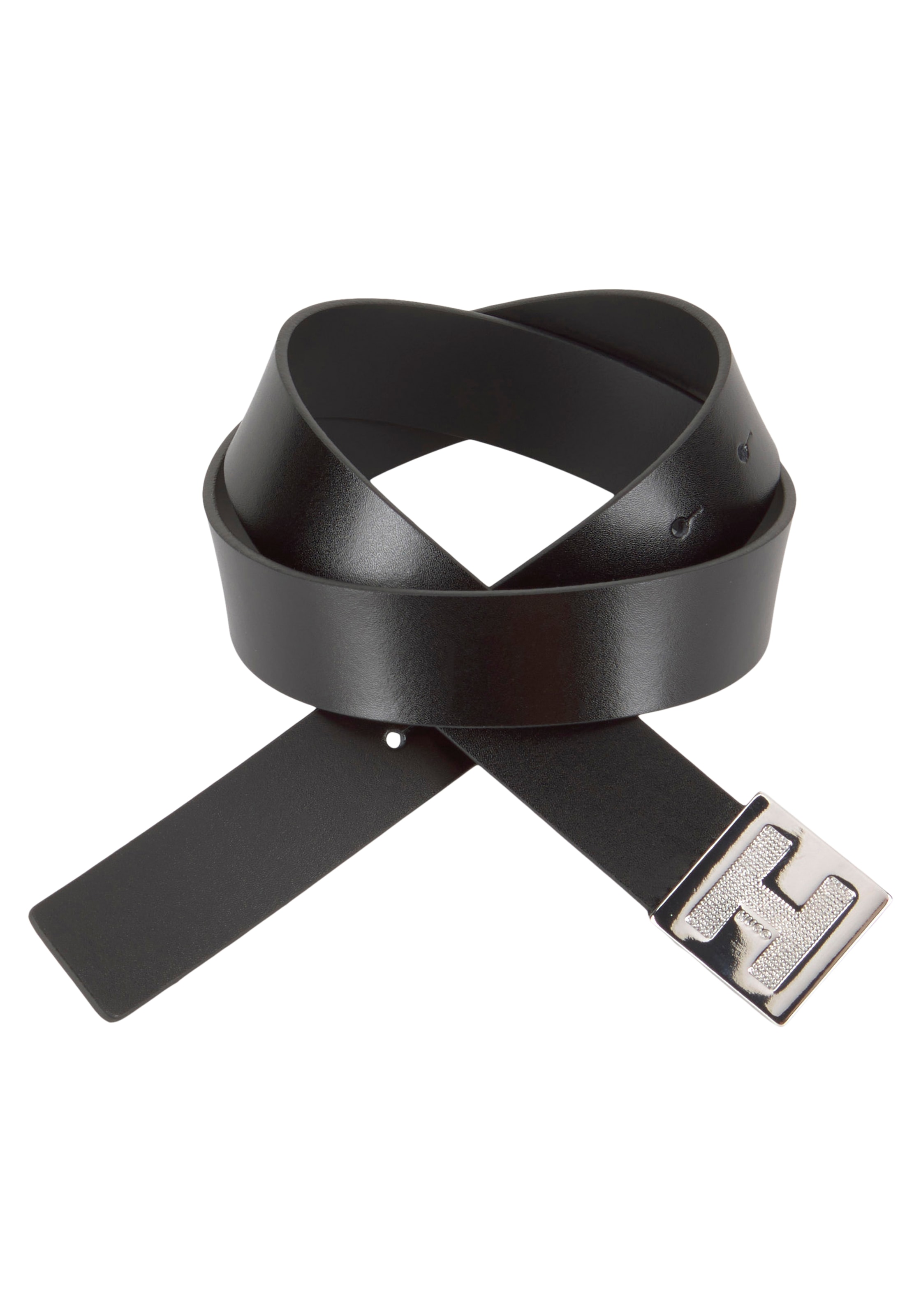 HUGO Ledergürtel »Karlie Belt 3cm 01«, mit | der Logoprägung bestellen modischer Schließe 10199089 BAUR auf