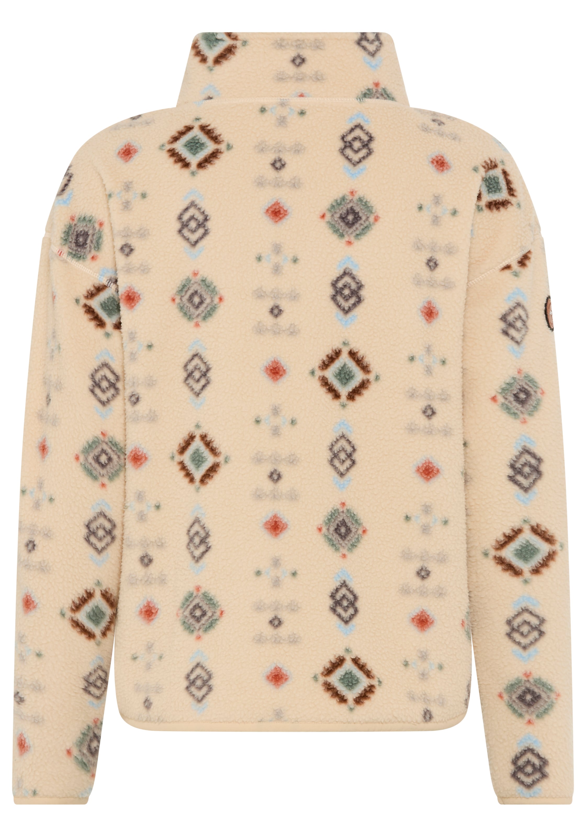 KangaROOS Fleecepullover, aus kuscheligem Sherpa Fleece, Half-zip