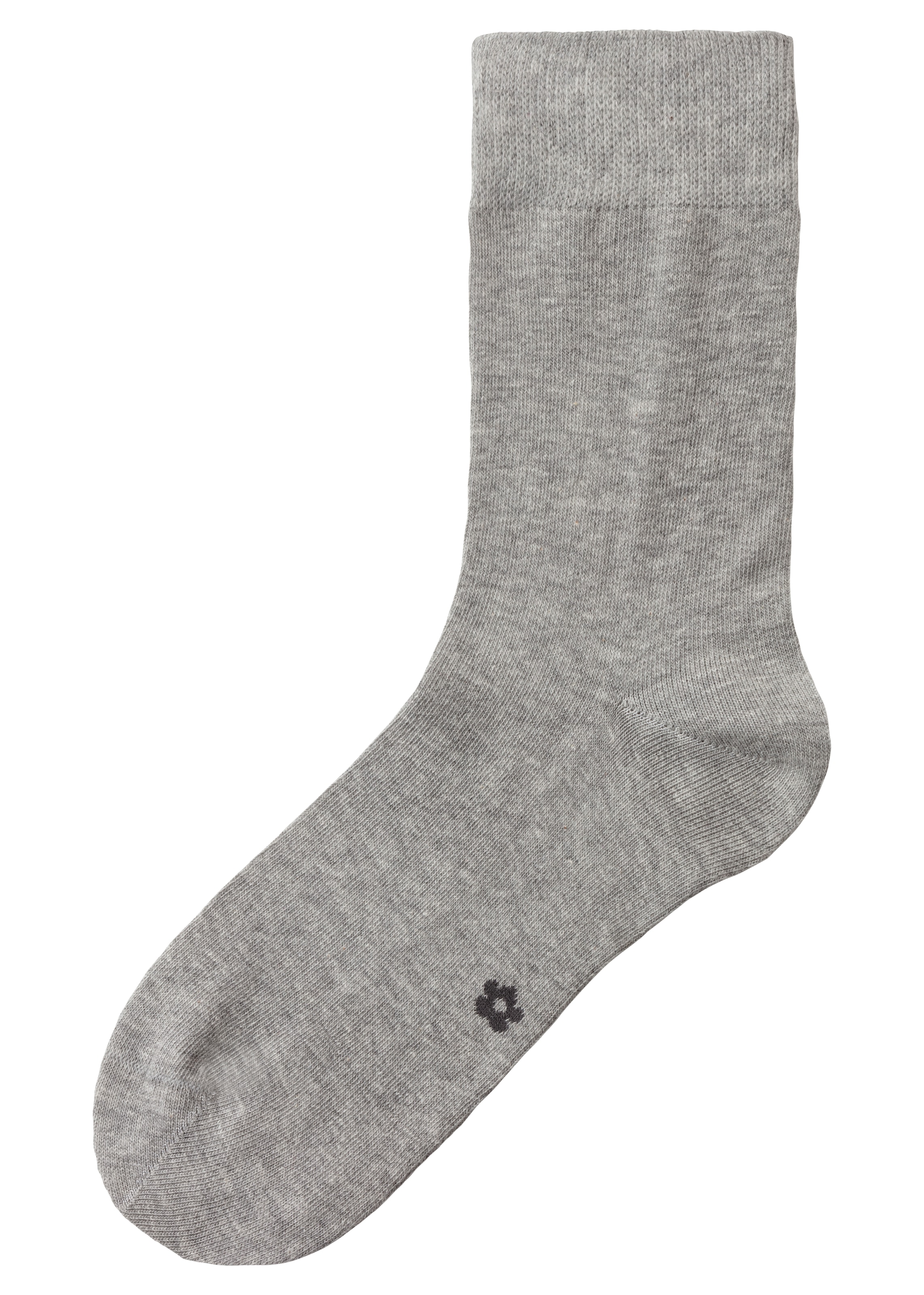 H.I.S Basicsocken, (Packung, 10 Paar), mit eingestrickten Symbolen