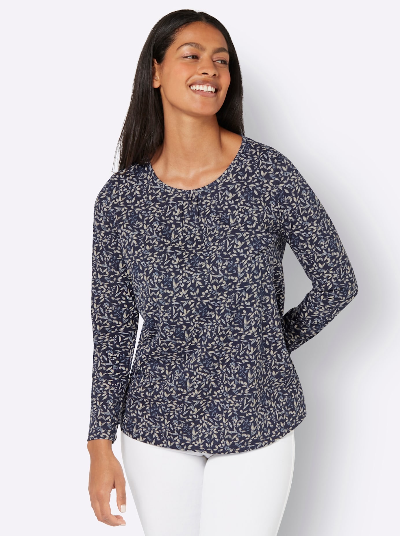 Classic Basics Langarmshirt "Langarm-Shirt" 1 Stk. tlg. günstig online kaufen