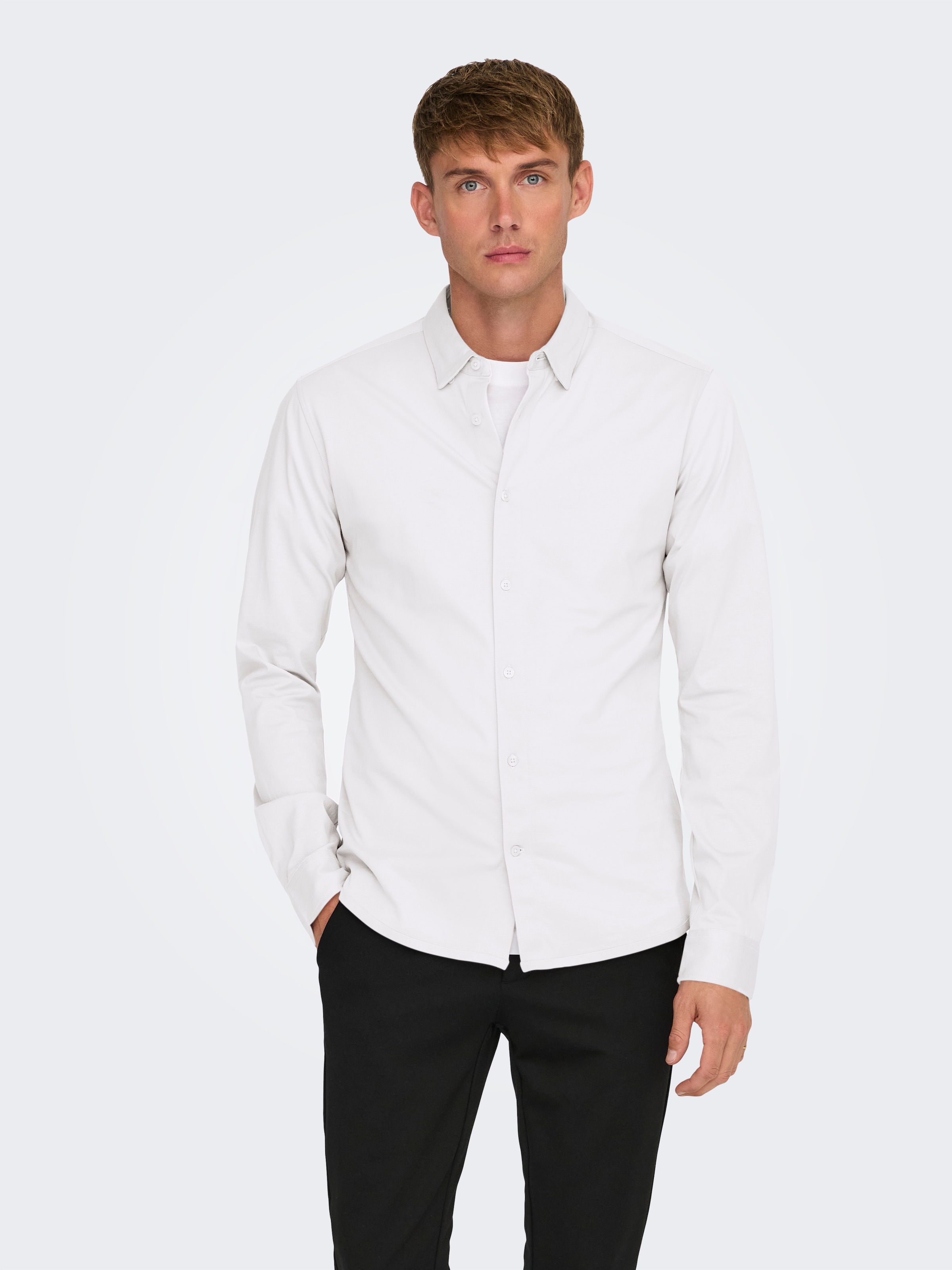 ONLY & SONS Langarmhemd "ONSROBIN B/U LS STRETCH SHIRT NOOS" günstig online kaufen