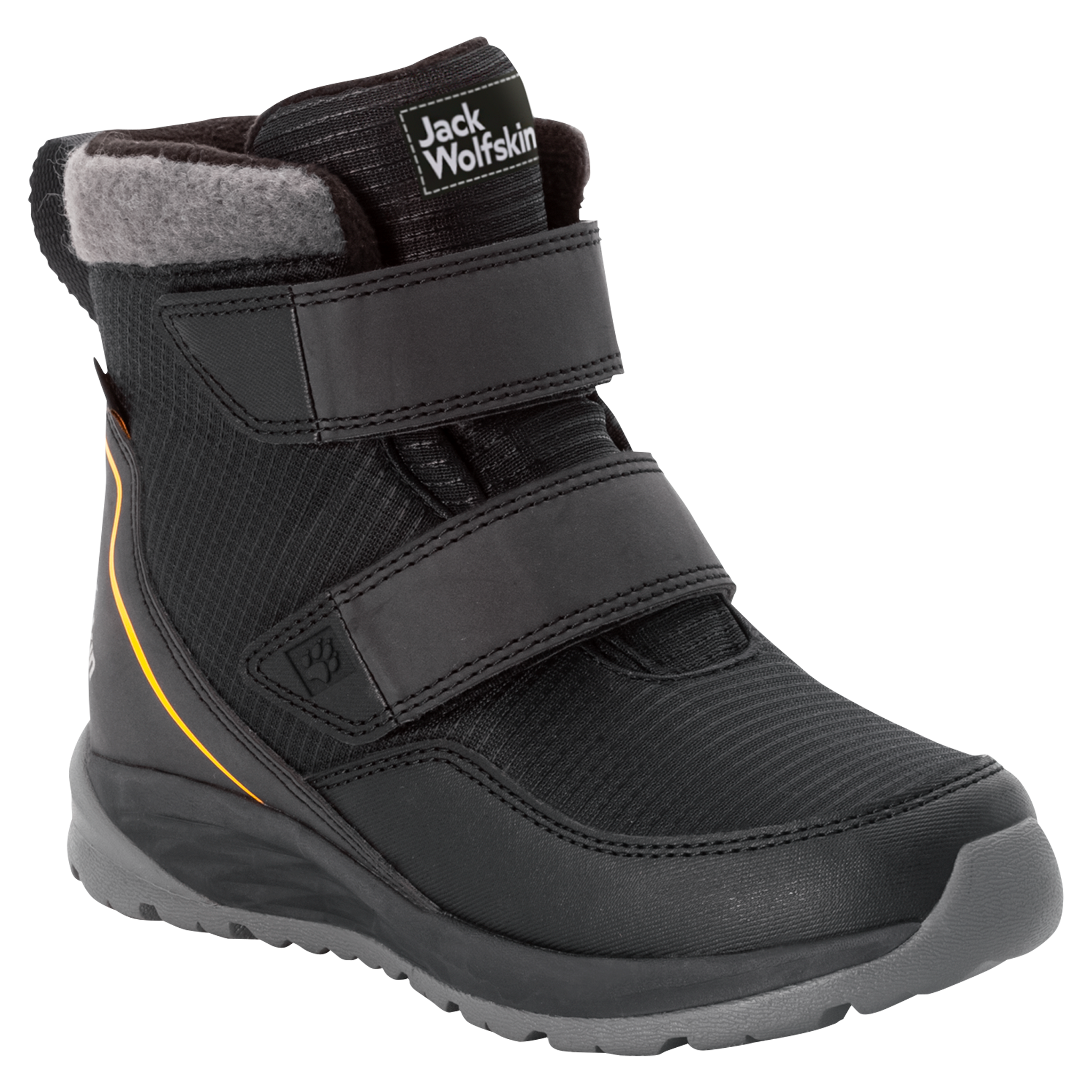 Jack Wolfskin Winterstiefel »POLAR BEAR TEXAPORE MID VC K«, Snowboots, Winterboots, Winterschuhe, wasserdicht, gefüttert