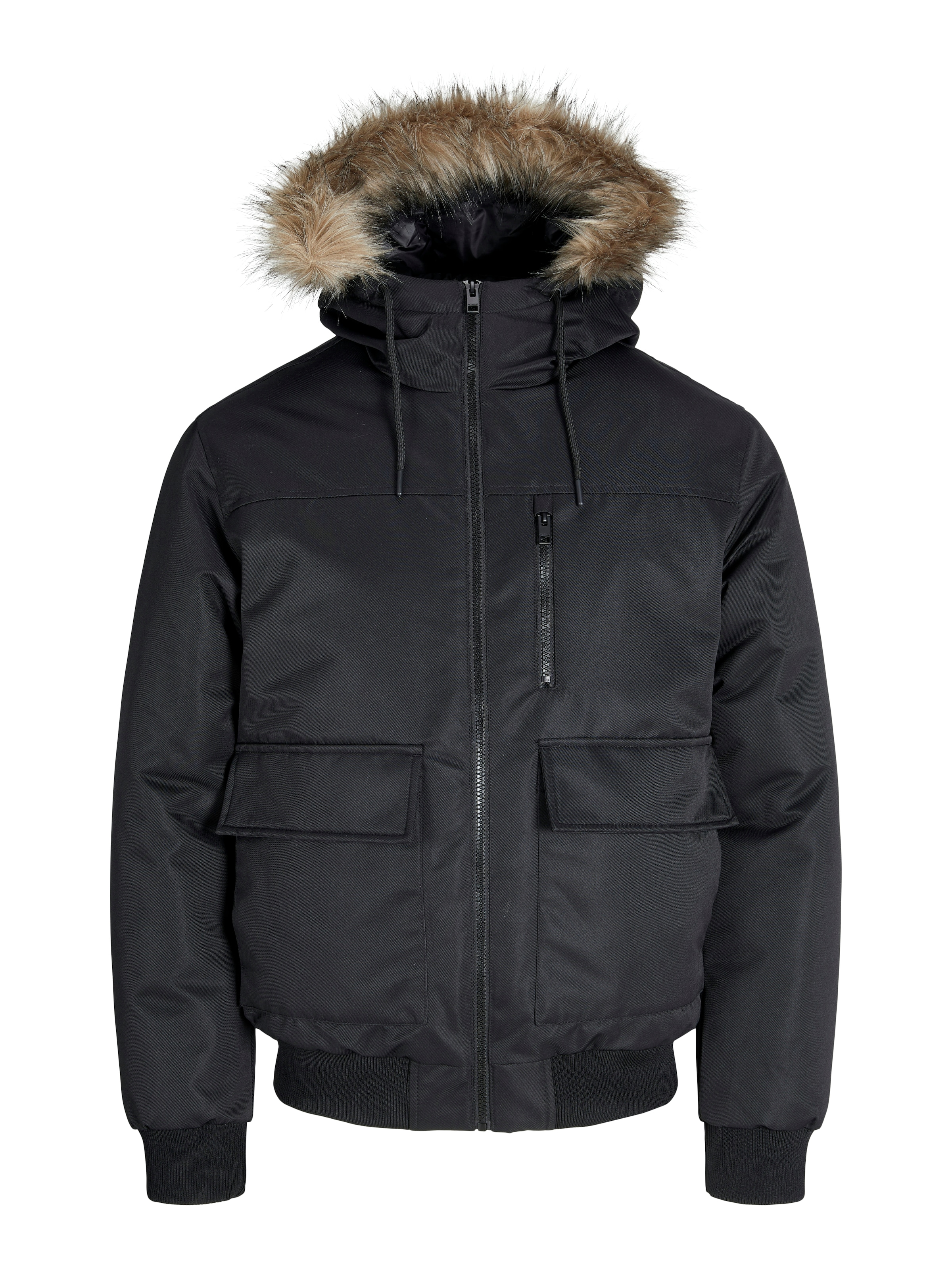 Jack & Jones Bomberjacke "JJCHARLIE DETACHABLE FAUX FUR BOMBER" mit Kapuze günstig online kaufen