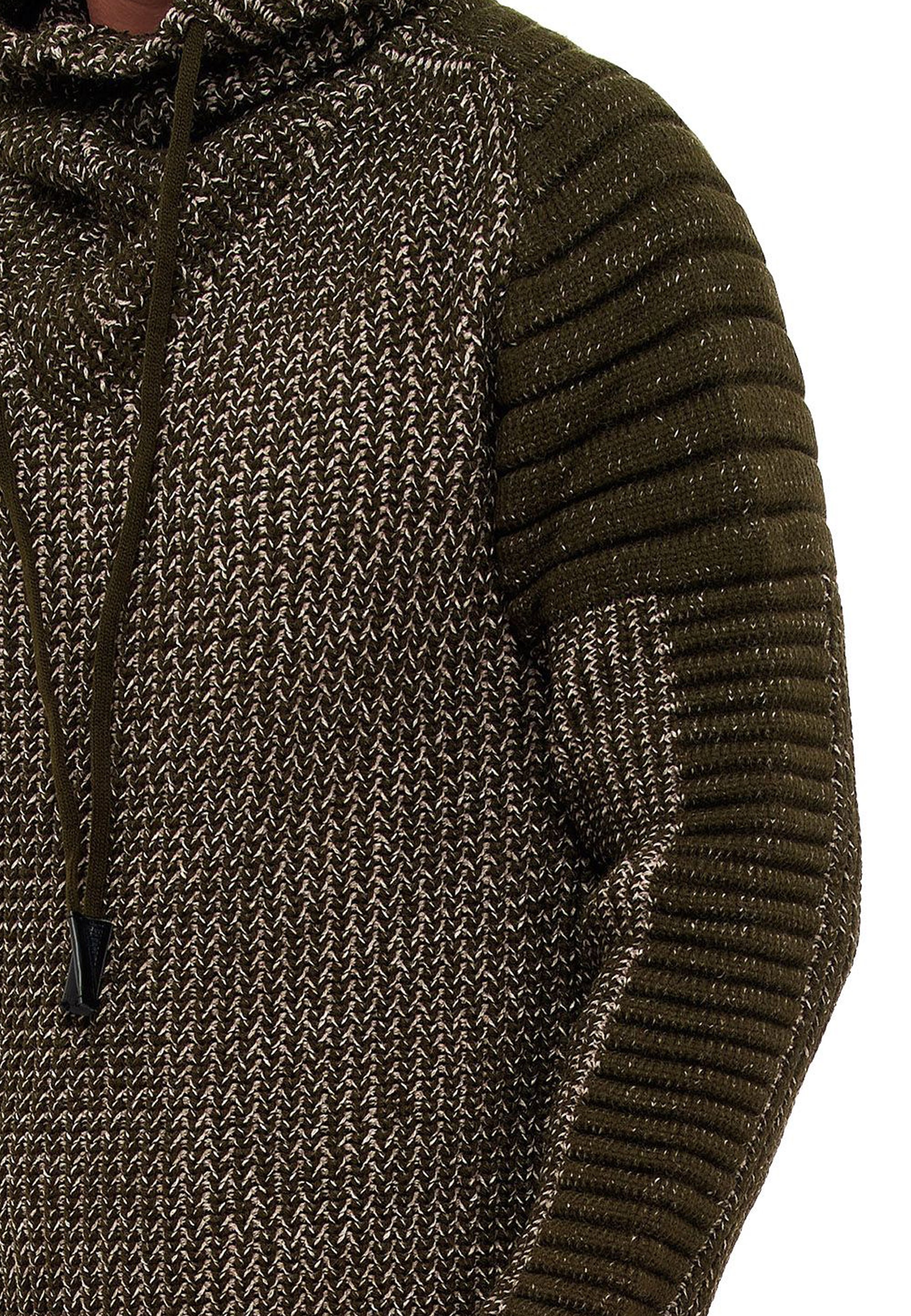 Rusty Neal Strickpullover mit hochabschließendem Kragen