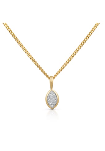 Kette mit Anhänger »585 Gold Brillant 0,030ct.«