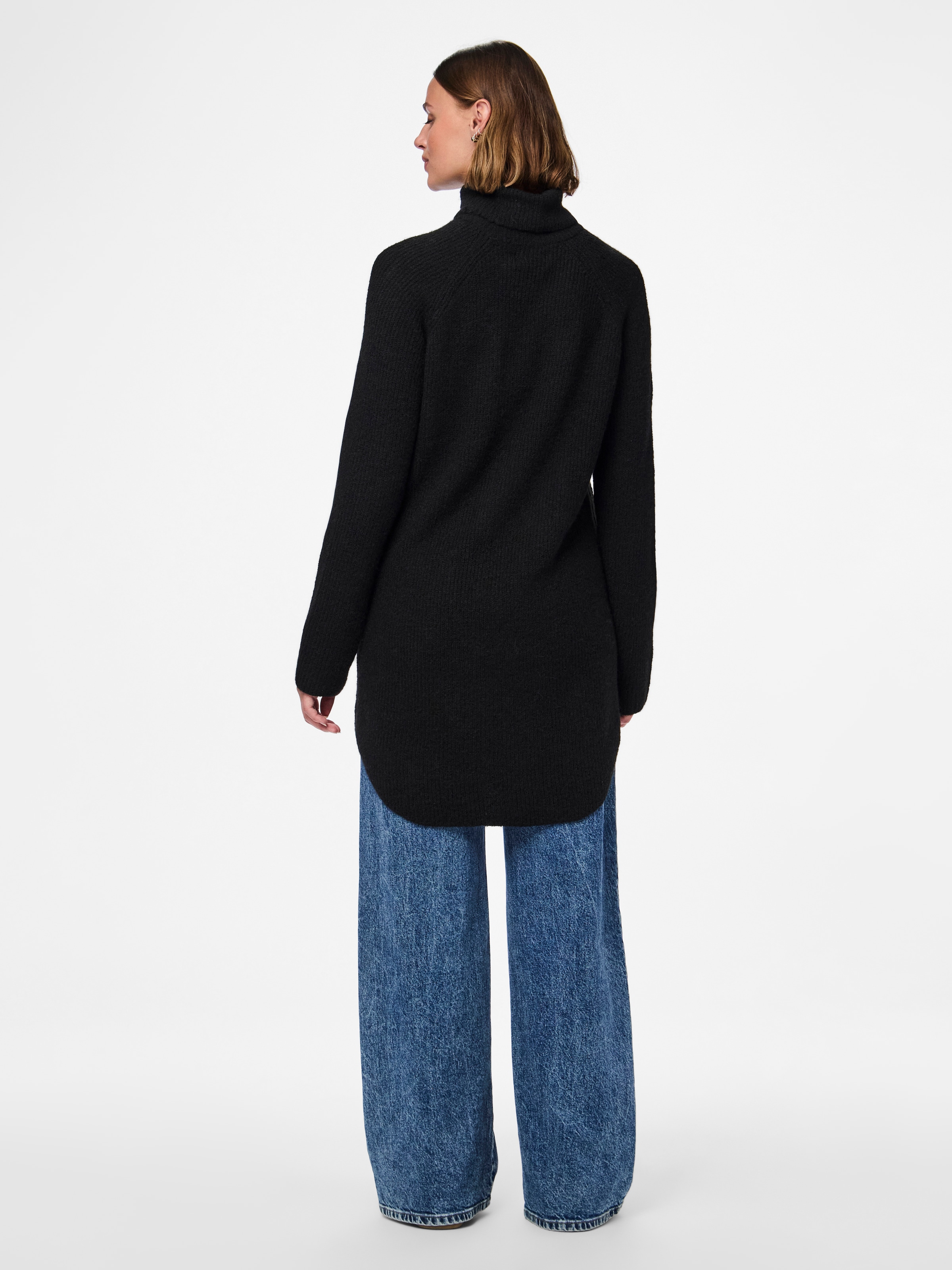 pieces Rollkragenpullover »PCELLEN LS LONG KNIT NOOS BC«