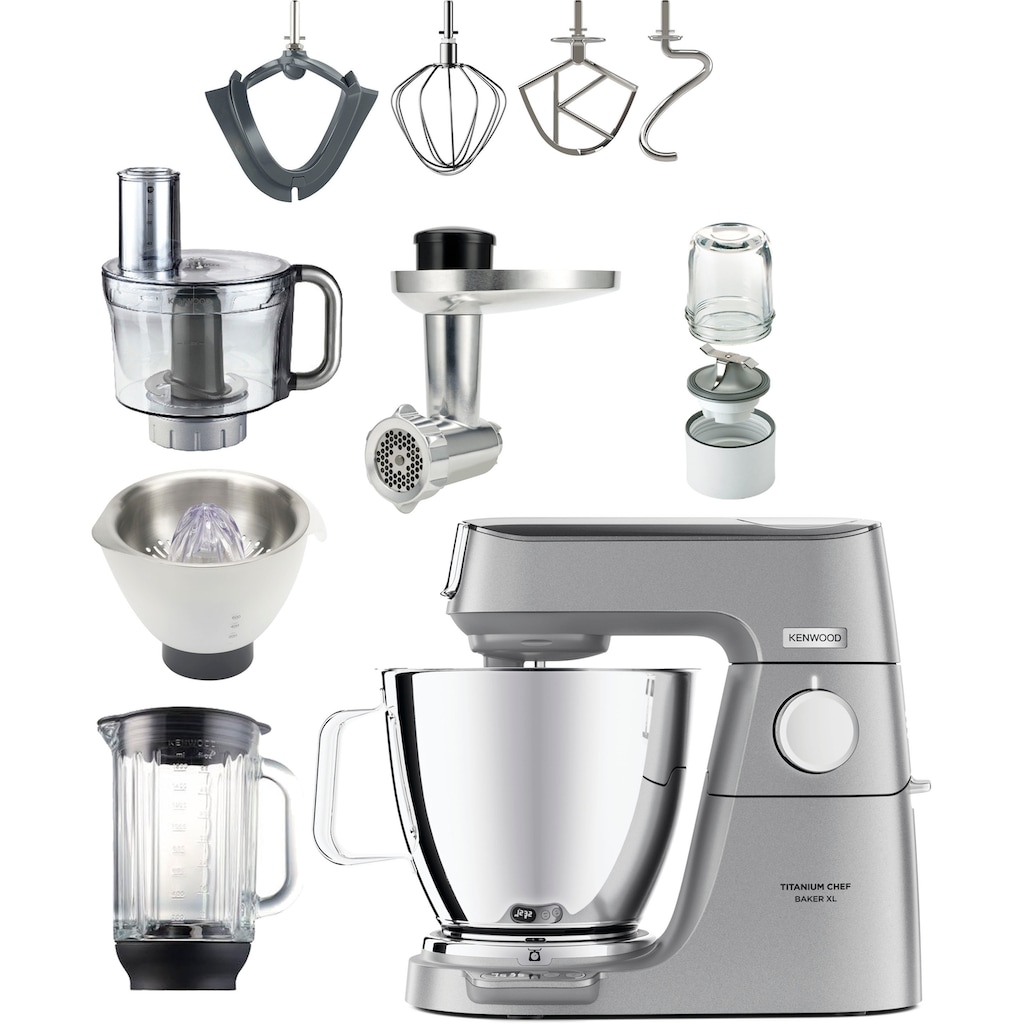 KENWOOD Küchenmaschine »Titanium Chef Baker XL KVL85.704SI«