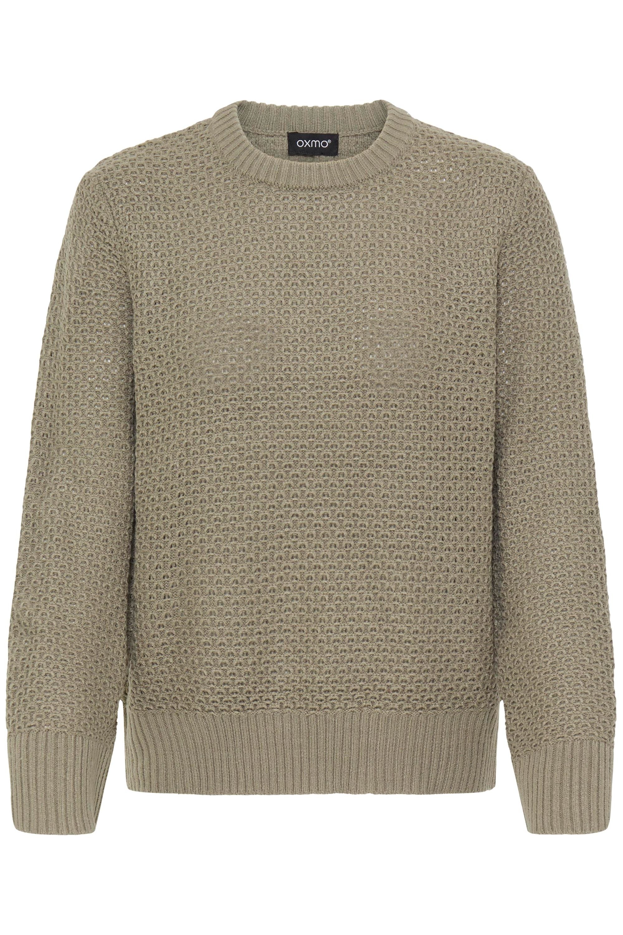 OXMO Damen Strickfleece-Pullover "Strickpullover OXBMMNELLY JUMPER"vetiver, Gr. M, Obermaterial: 50% Polyacryl PAN. 50% Polyacryl PAN recyc..,