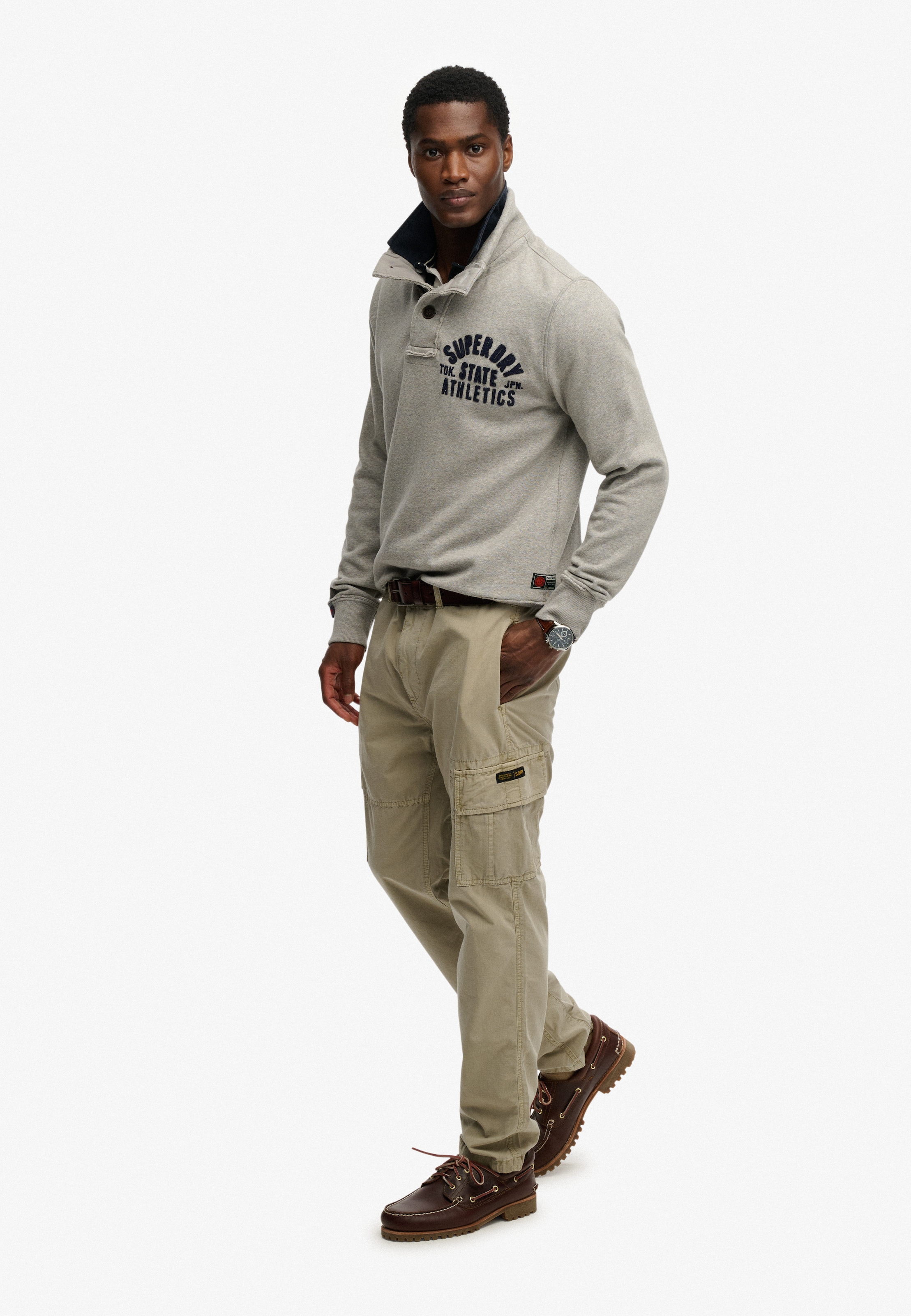 Superdry Cargohose »RIPSTOP LIGHT CARGO PANT«  Regular Fit, knöchellange Schnittform, mit Reißverschluss