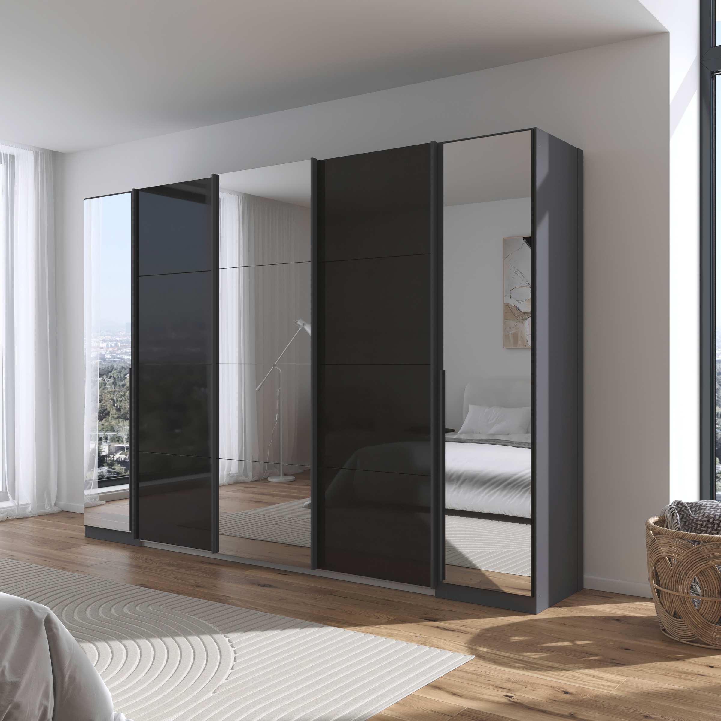 rauch Schwebetürenschrank "Dreh-/Schwebetürenschrank Kleiderschrank Familie günstig online kaufen