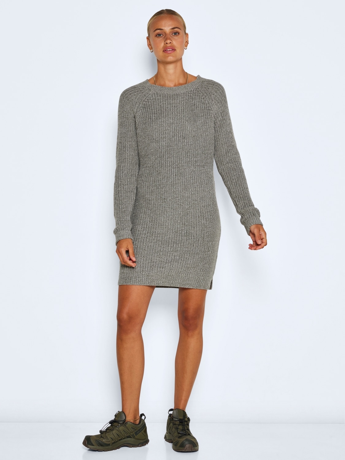 Noisy may Strickkleid »NMSIESTA L/S O-NECK KNIT DRESS NOOS«