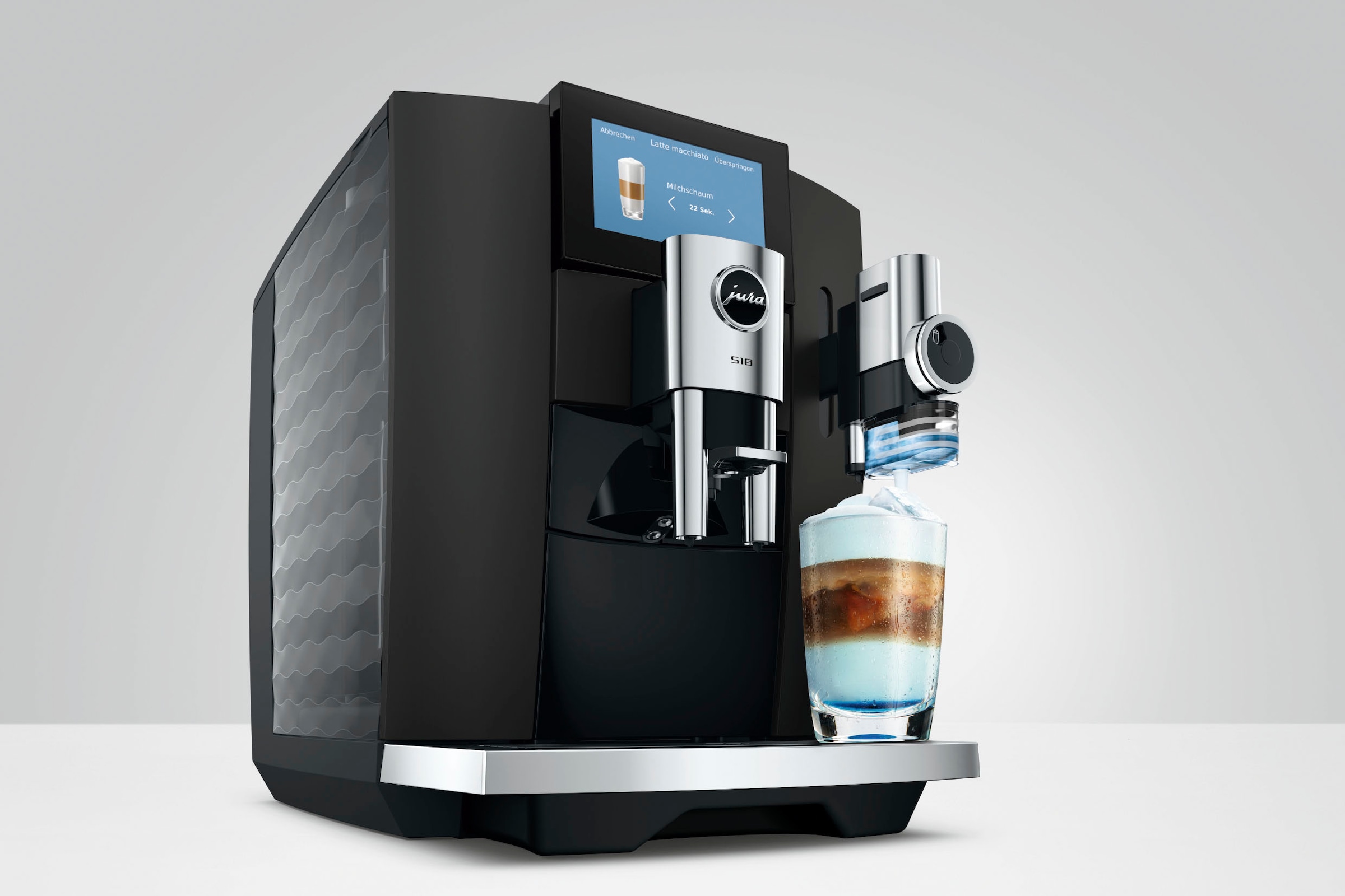 JURA Kaffeevollautomat »S10 Obsidian Black (EA)«