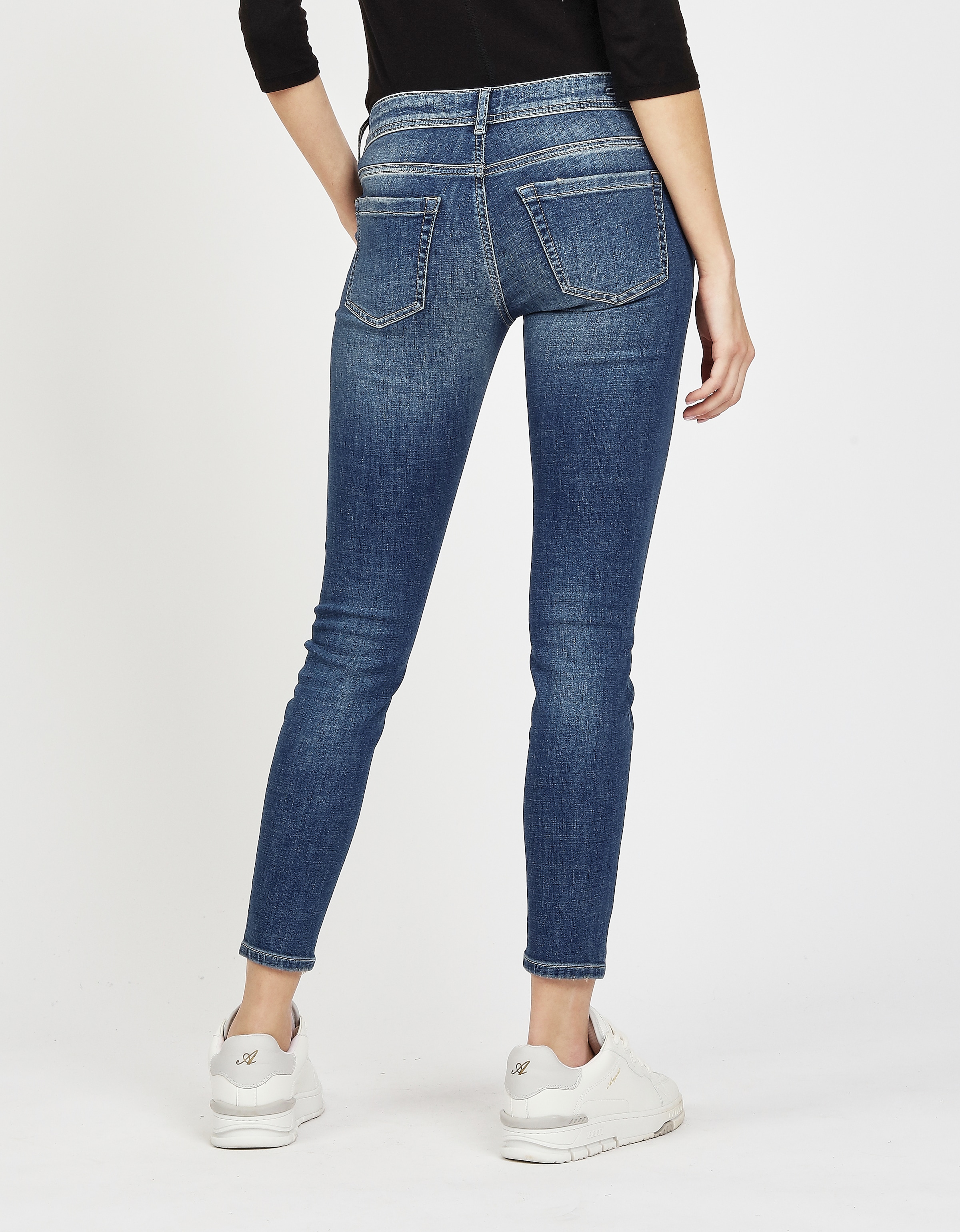 GANG Skinny-fit-Jeans »94FAITH CROPPED«, mit verkürzter Beinlänge