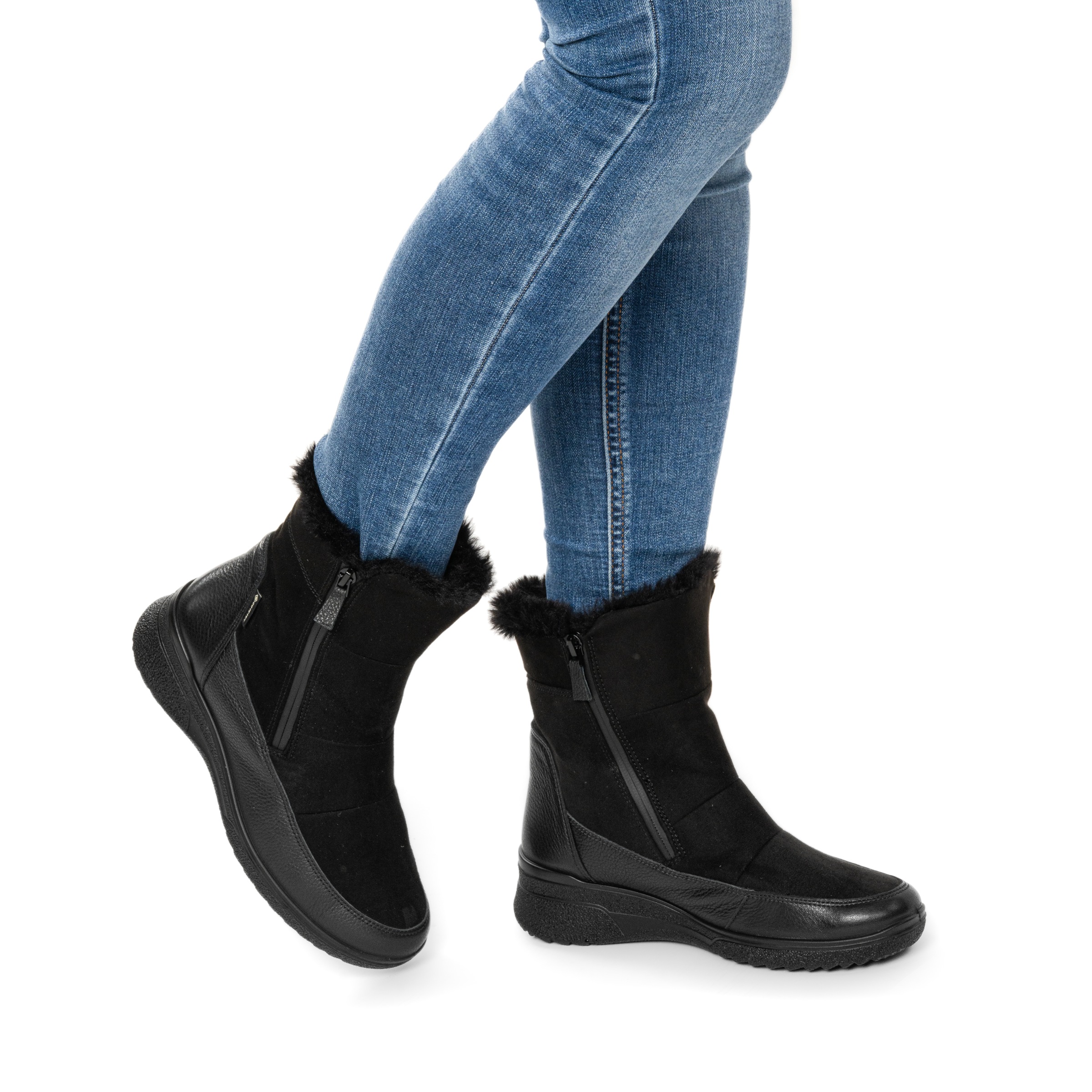Ara Winterstiefelette »MUNCHEN-GTX«  Keilabsatz, Boots, Kurzstiefel in Komfortweite H (= sehr weit)