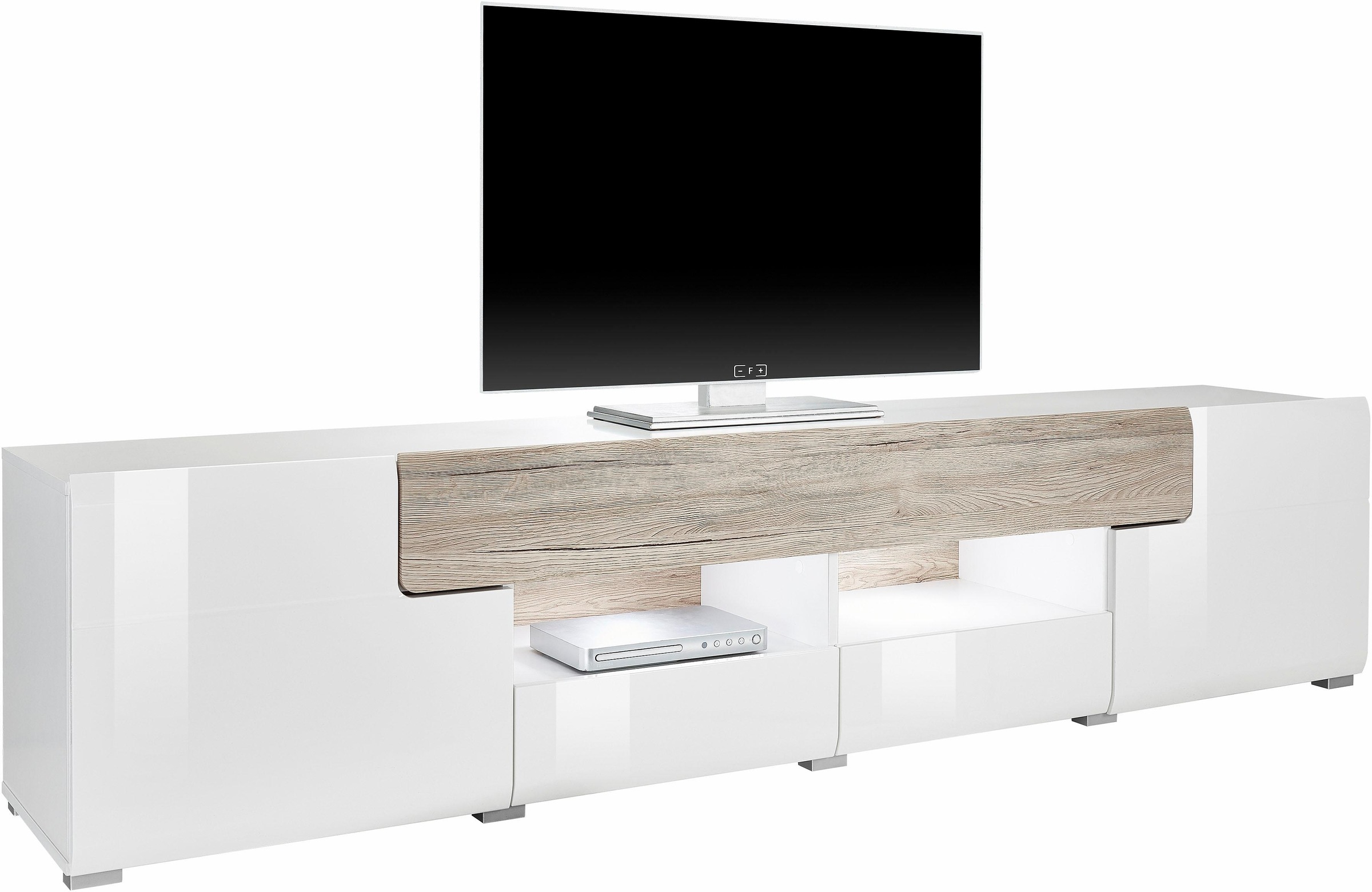 OTTO home Lowboard "Toledo,Breite 209cm, trendige TV-Schrank mit dekorative günstig online kaufen