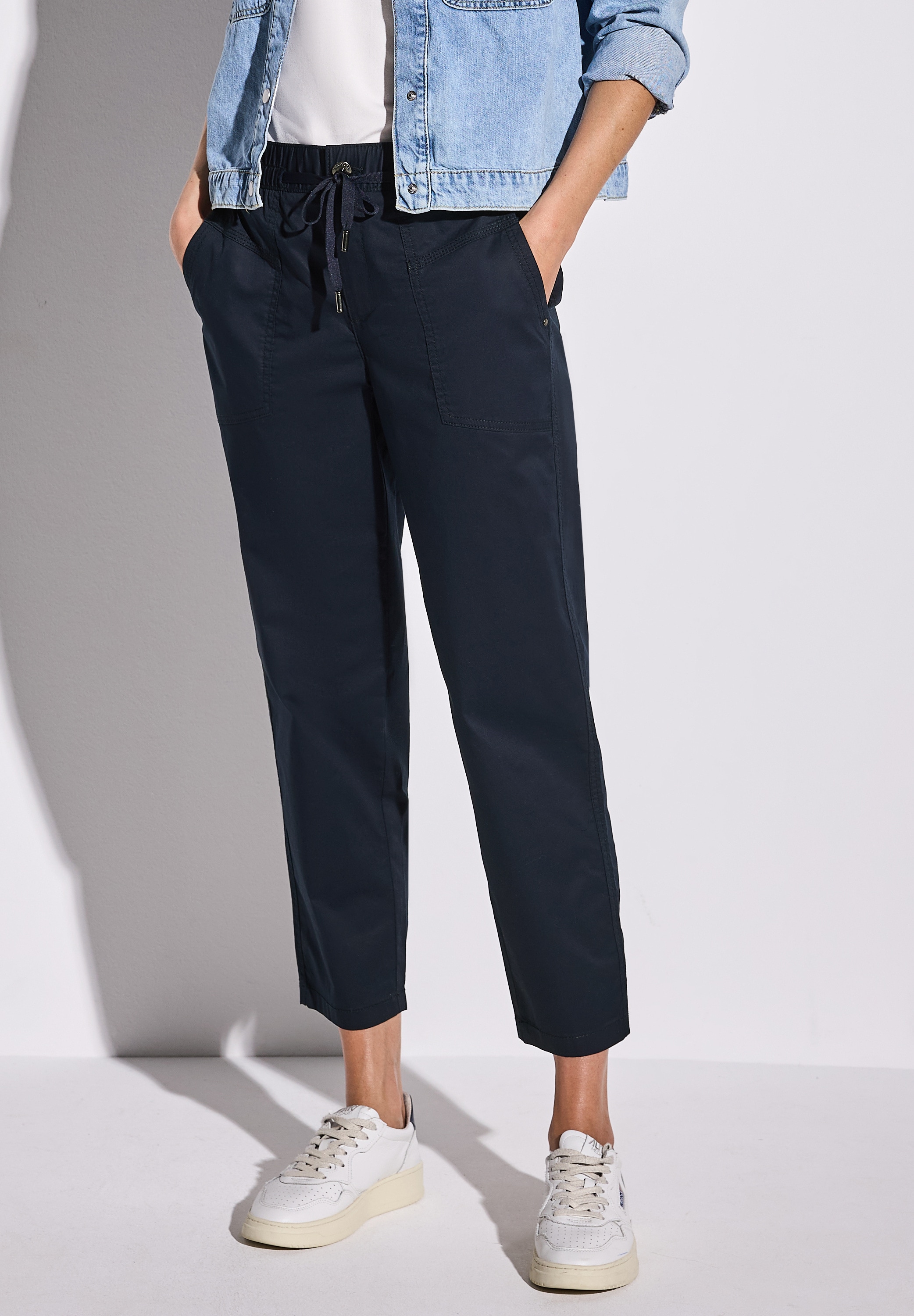 STREET ONE Stoffhose "Style Bonny", Sommerhose im Cargo Look günstig online kaufen