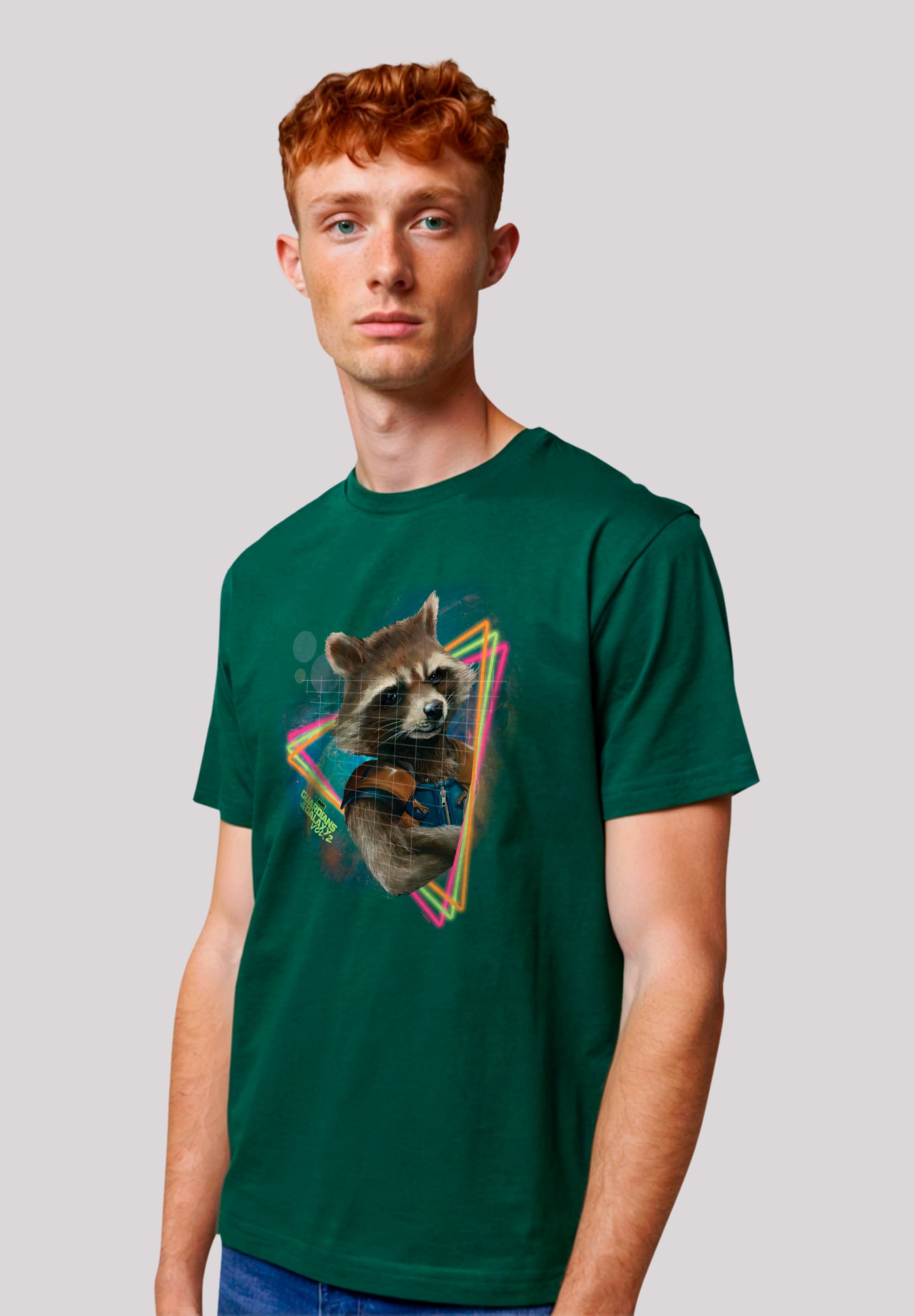 F4NT4STIC T-Shirt "Marvel Guardians of the Galaxy Neon Rocket", Premium Qua günstig online kaufen