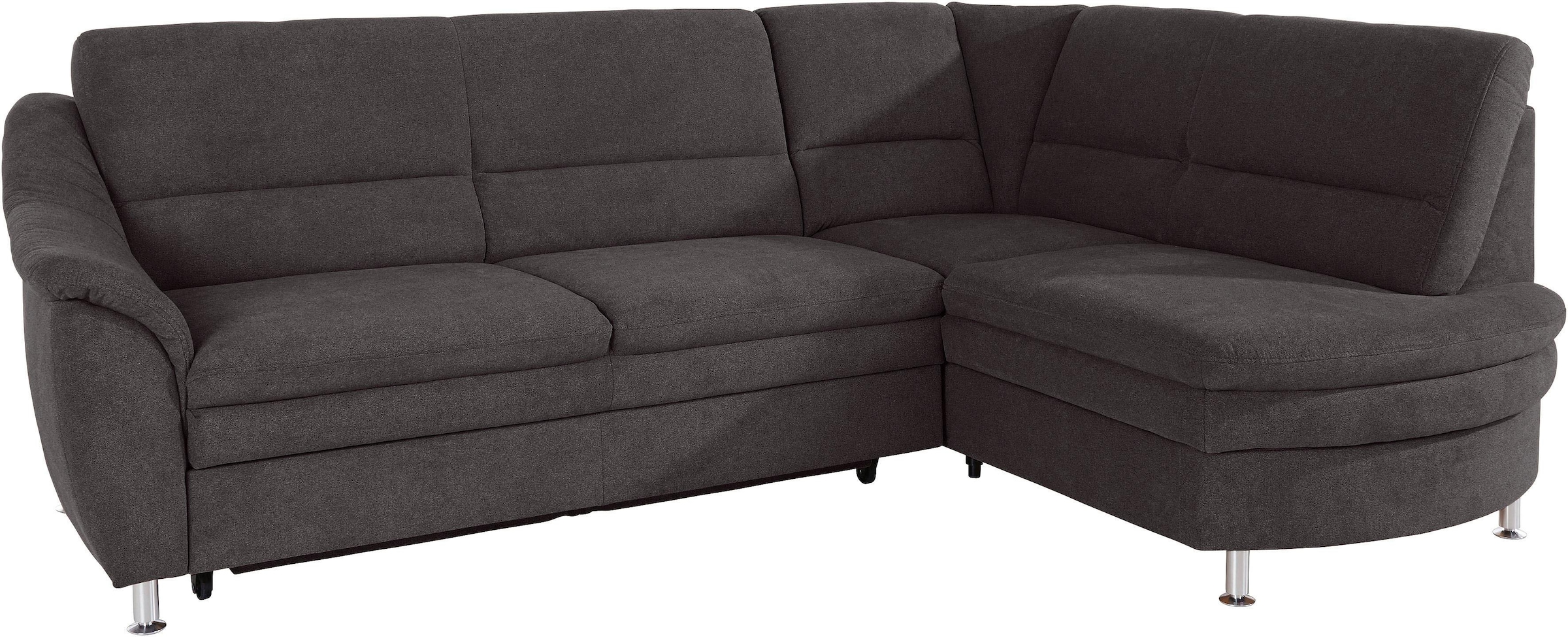 Places of Style Ecksofa »Cardoso L-Form«, Federkern, wahlweise mit Bett, Schubkasten.