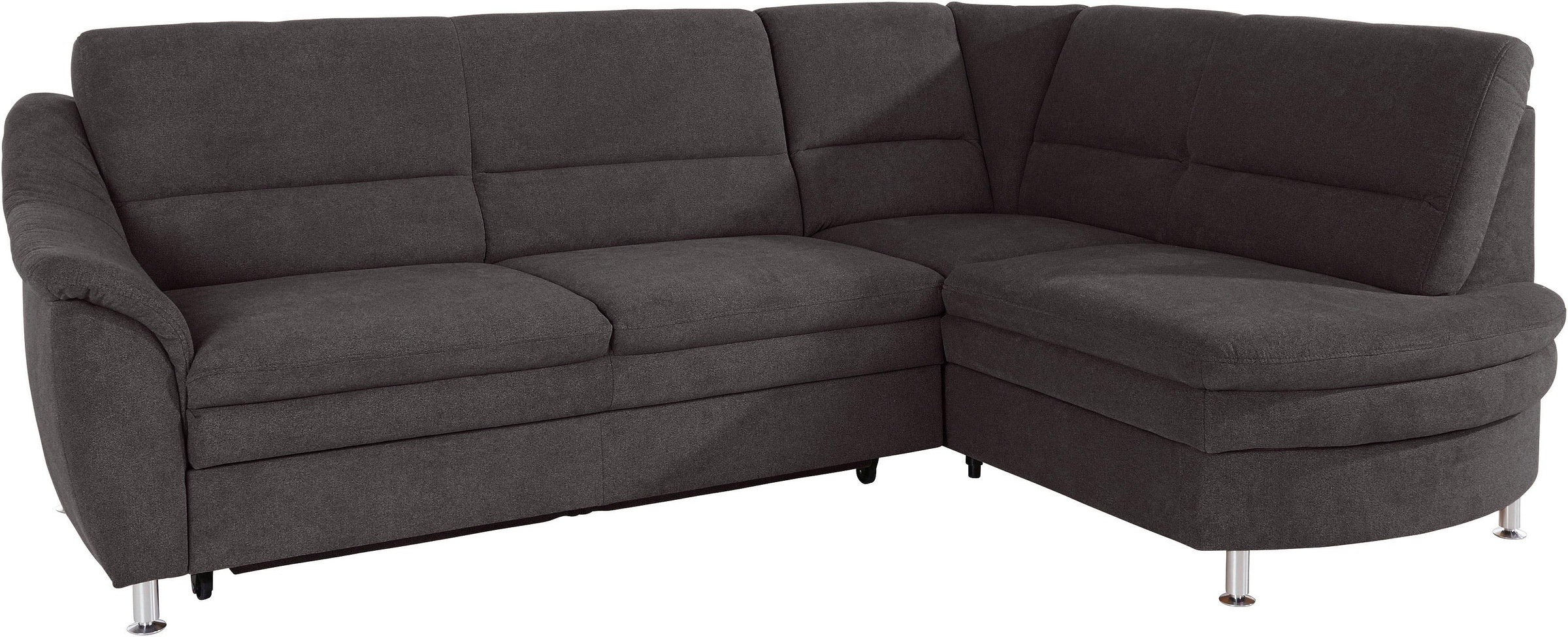 Home affaire Ecksofa "Cardoso L-Form" Federkern, wahlweise mit Bett, Schubk günstig online kaufen