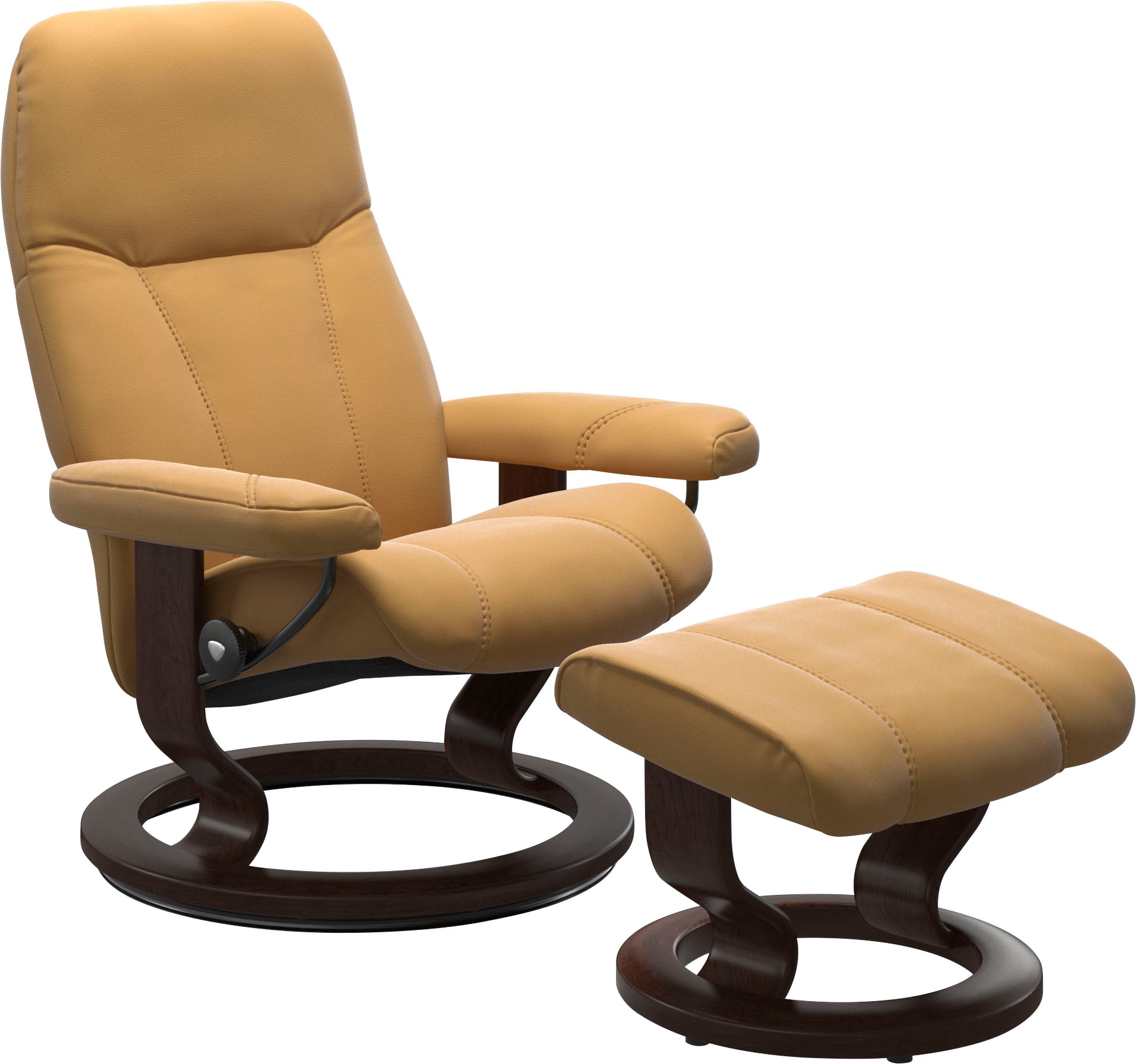 Stressless Fußhocker "Consul" mit Classic Base, Gestell Braun