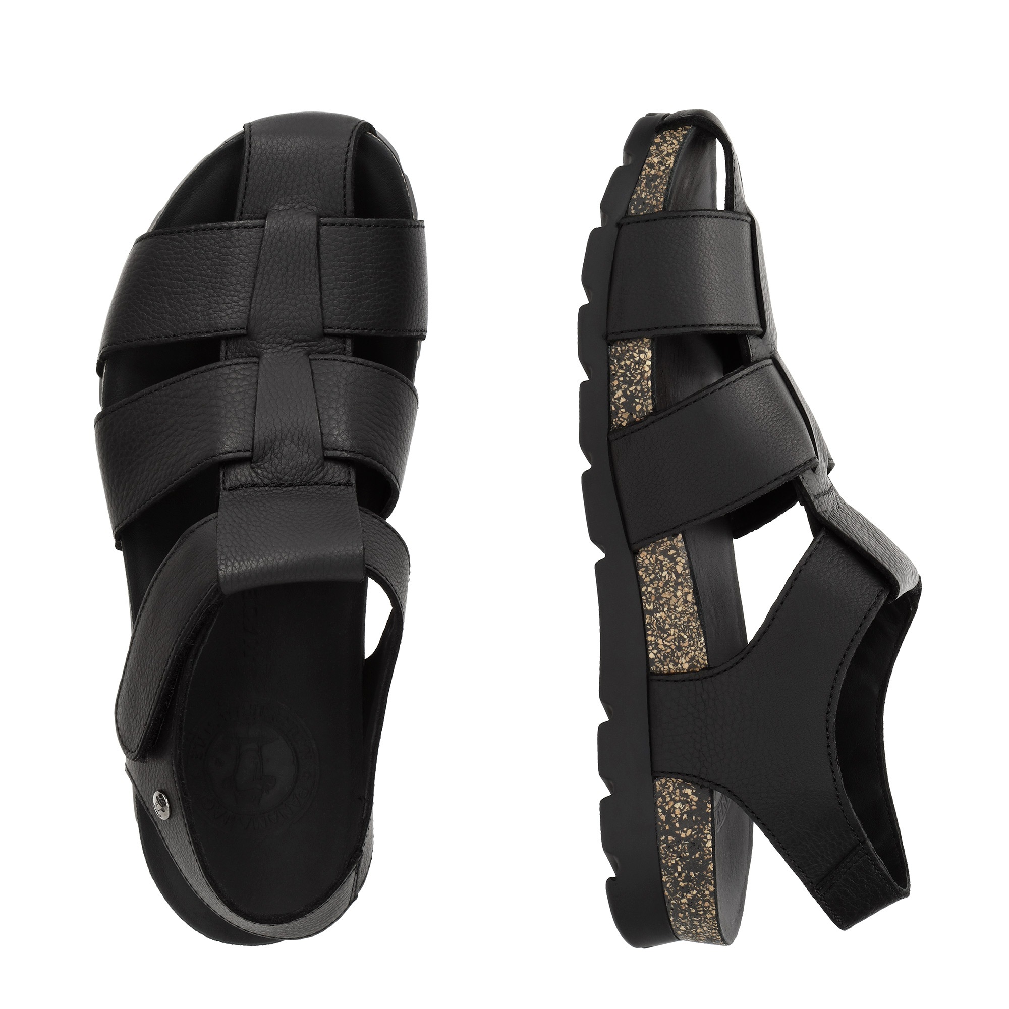 Panama Jack Sandale »Stanley«, Sommerschuh, Klettschuh, Urlaubschuh mit gepolsterter Lederinnensohle