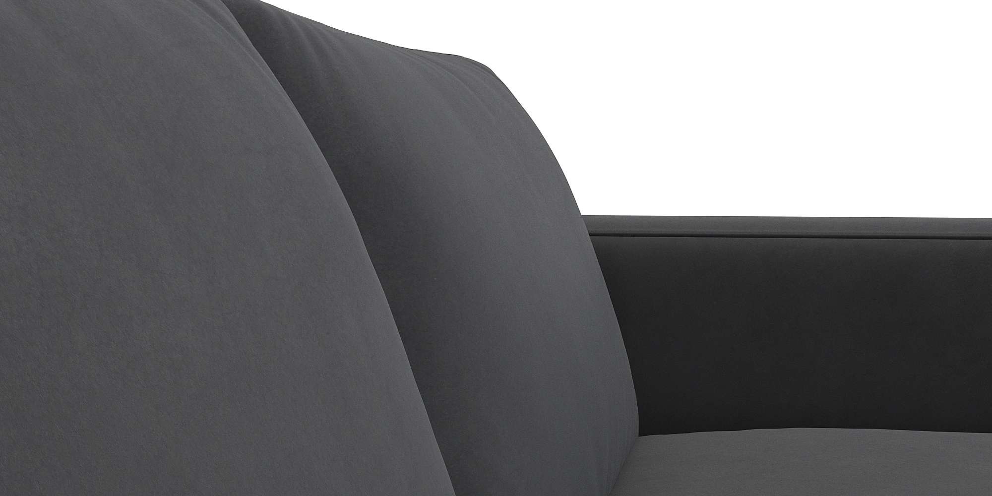 FLEXLUX Ecksofa »Fiore, L-Form«, breite Armlehnen, Kaltschaum, Füße Alu+schwarz