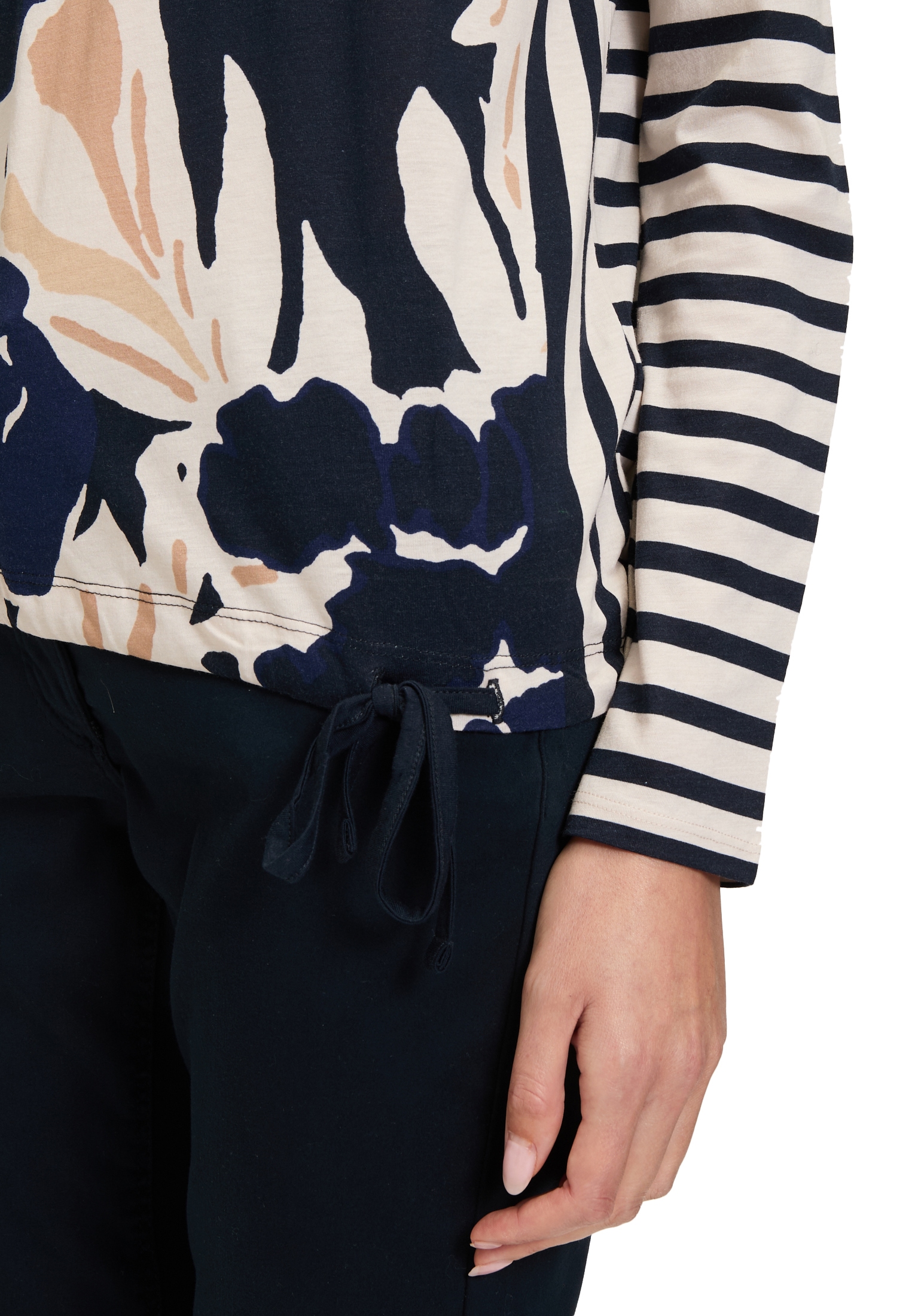 Betty Barclay Kurzarmshirt »Betty Barclay Damen Casual-Shirt mit Tunnelzug«, (1 tlg.), Glitzersteine