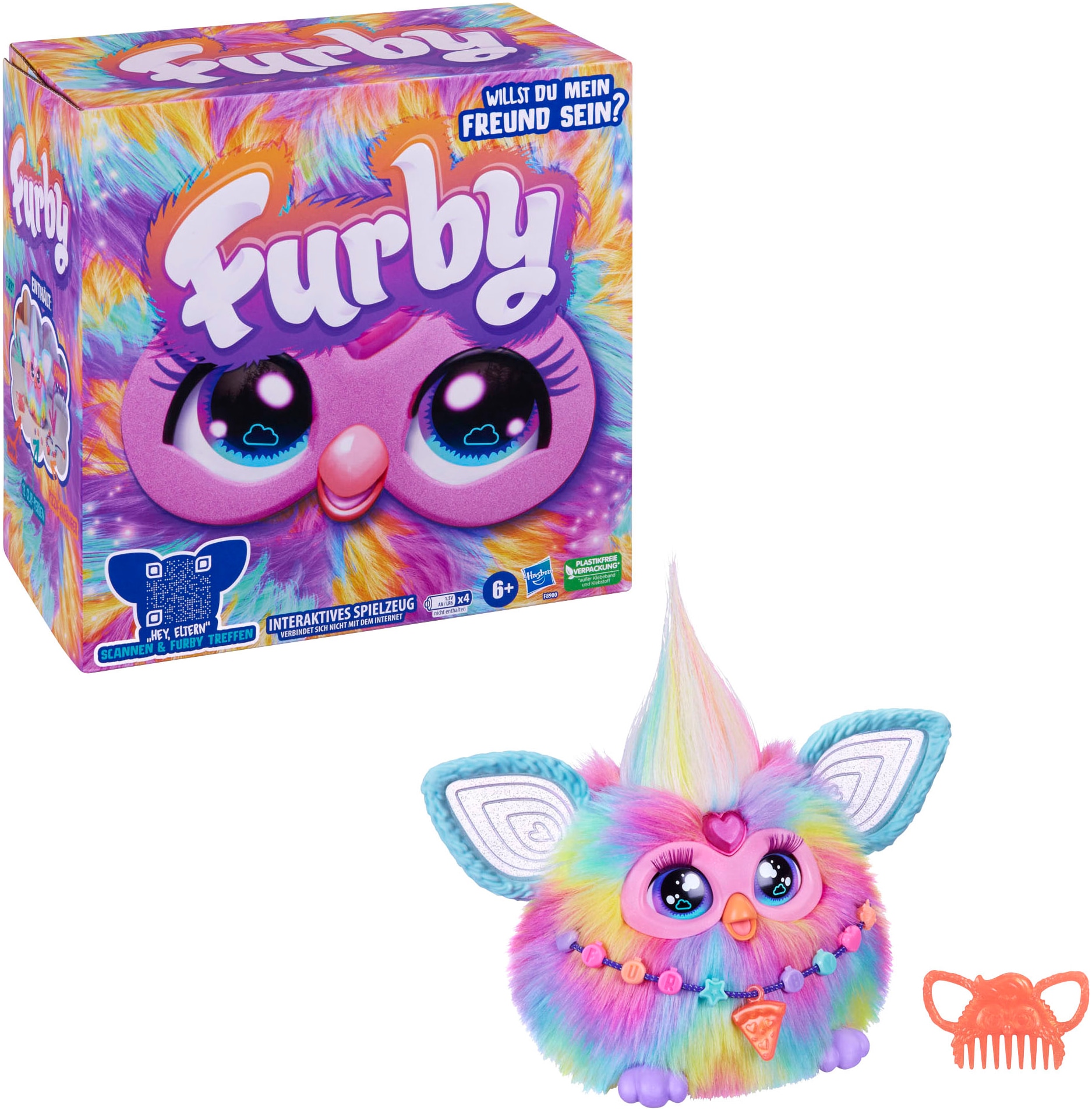 Hasbro Plüschfigur »Furby Farbmix«