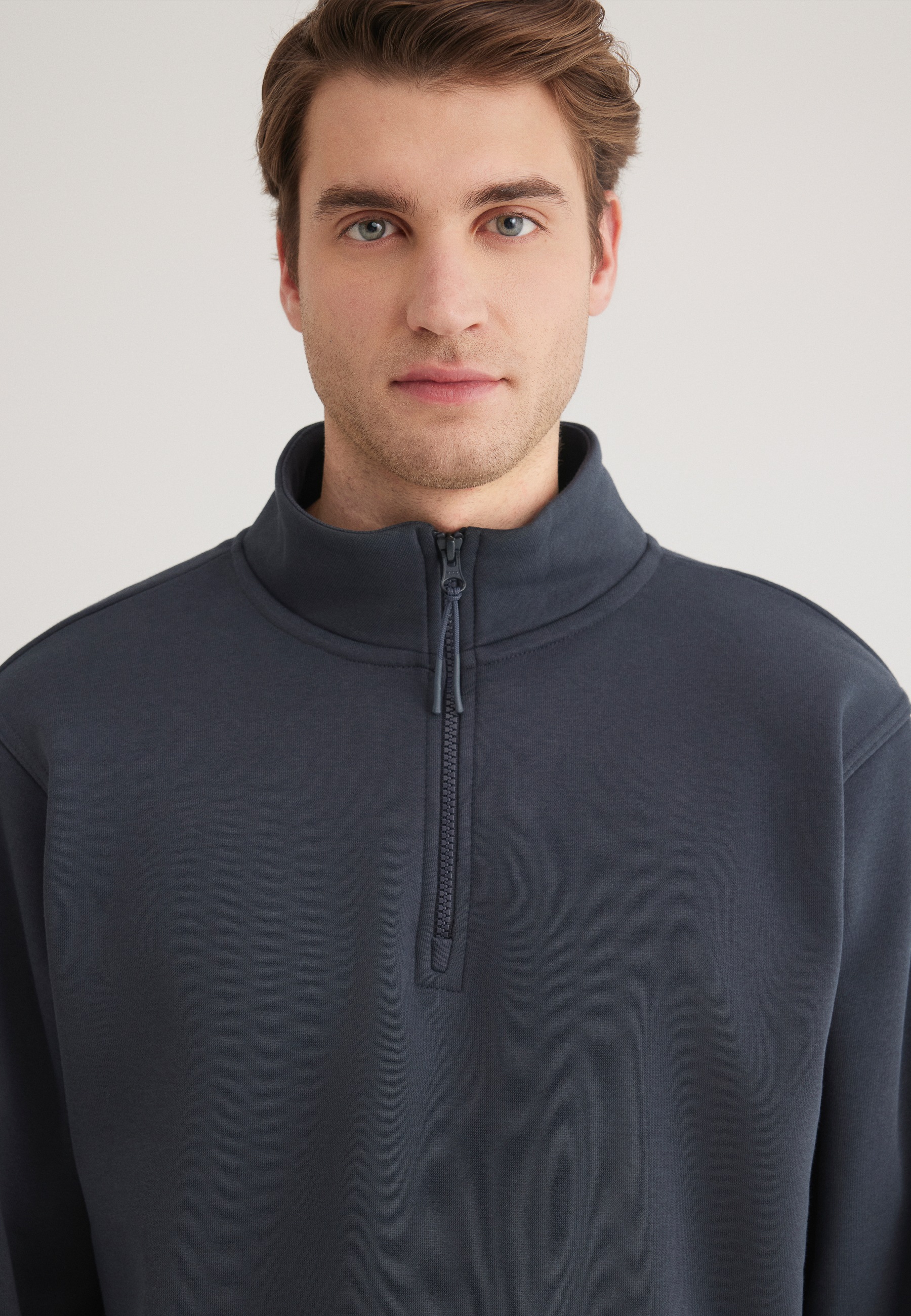 Mavi Troyer »HALF ZIP SWEATSHIRT«, Zip Up Sweatshirt