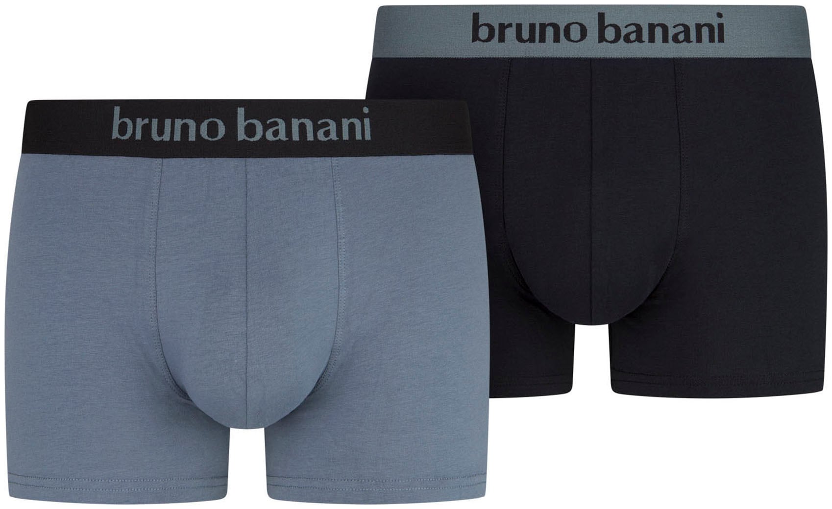 Bruno Banani Boxer "Flowing", (2er Pack), mit kontrastreichem Logobund günstig online kaufen