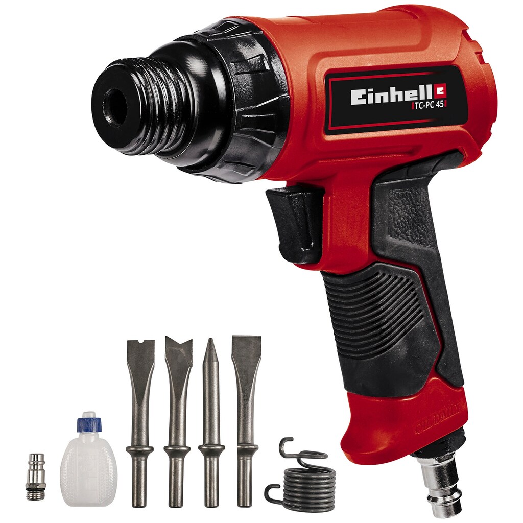 Einhell Druckluft-Meißelhammer »TC-PC 45«, (Set, 2 tlg.)