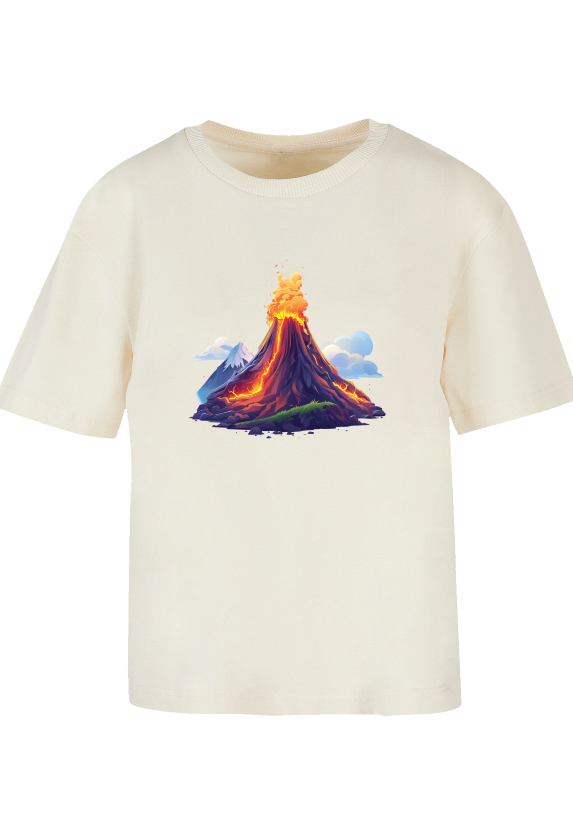 F4NT4STIC T-Shirt »Vulkanausbruch«, Premium Qualität