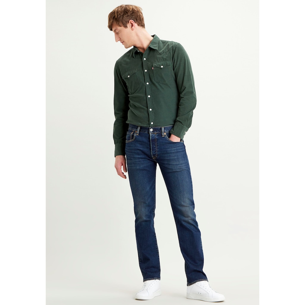 Herrenmode Jeans Levi's® Straight-Jeans »501®«, 501 collection Block Crusher
