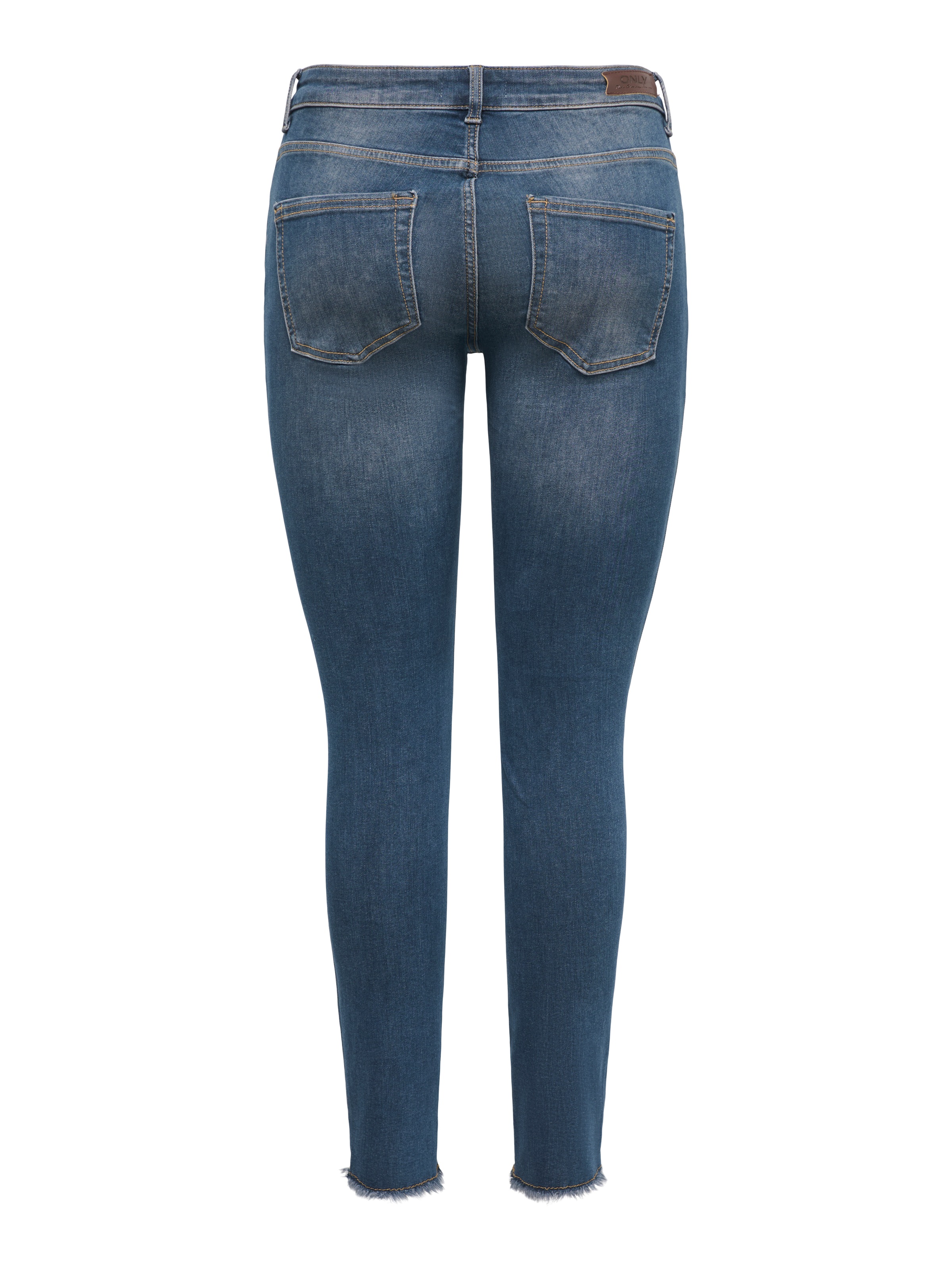 ONLY Skinny-fit-Jeans »ONLBLUSH MID WAIST SK ANK RW DNM« Baumwollmischung