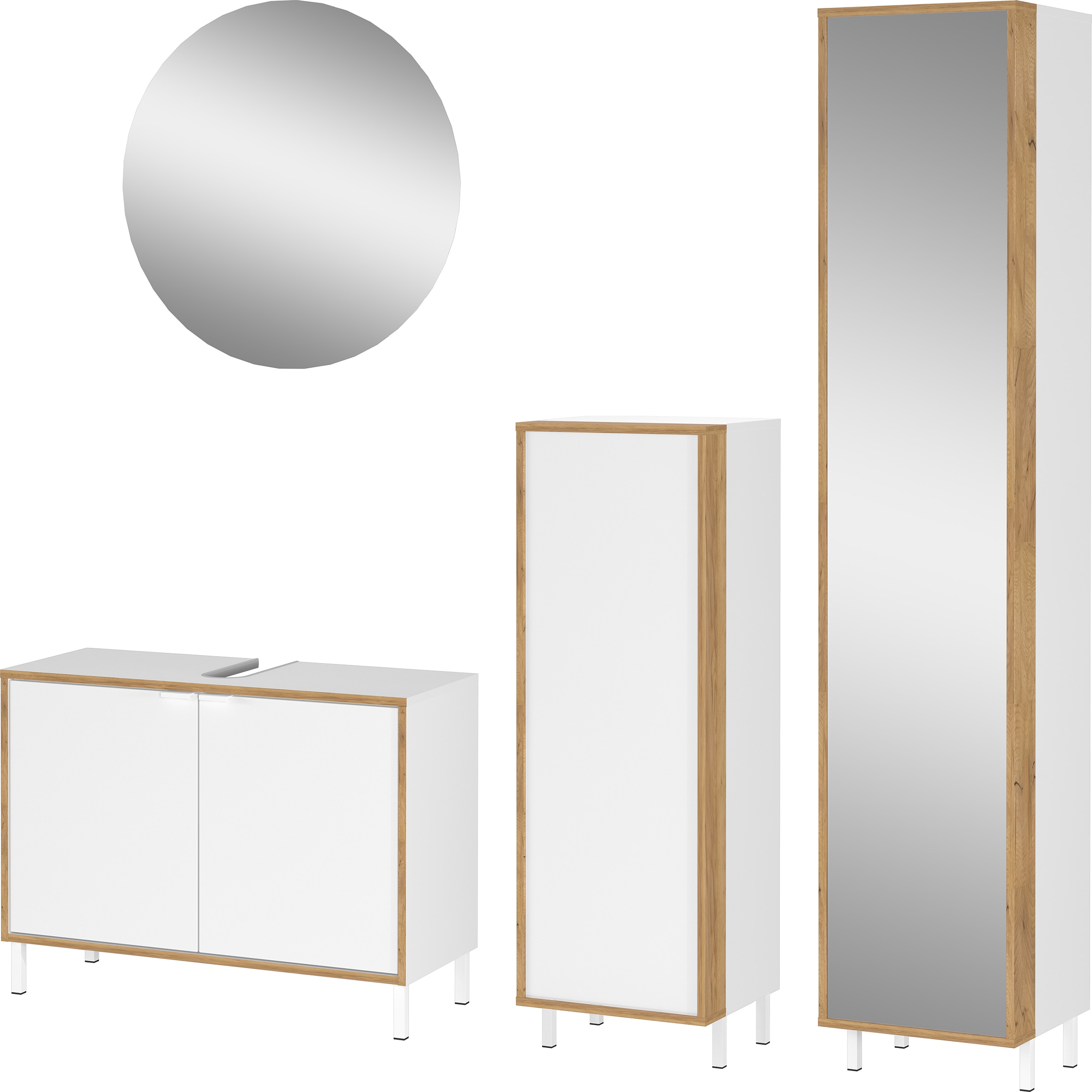 GERMANIA Badmöbel-Set "GW-Topeka" 4 Stk. tlg. günstig online kaufen