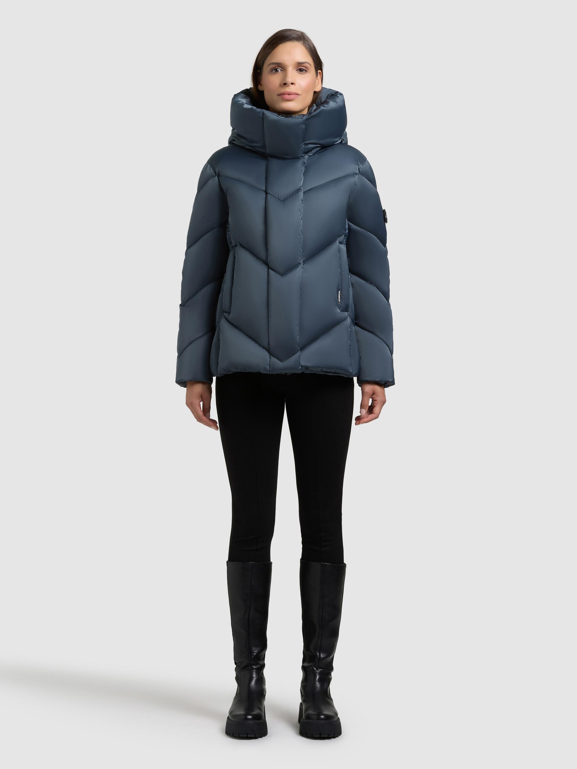 khujo Winterjacke »Olsa2« mit Kapuze Gefütterte Steppjacke mit Kapuze