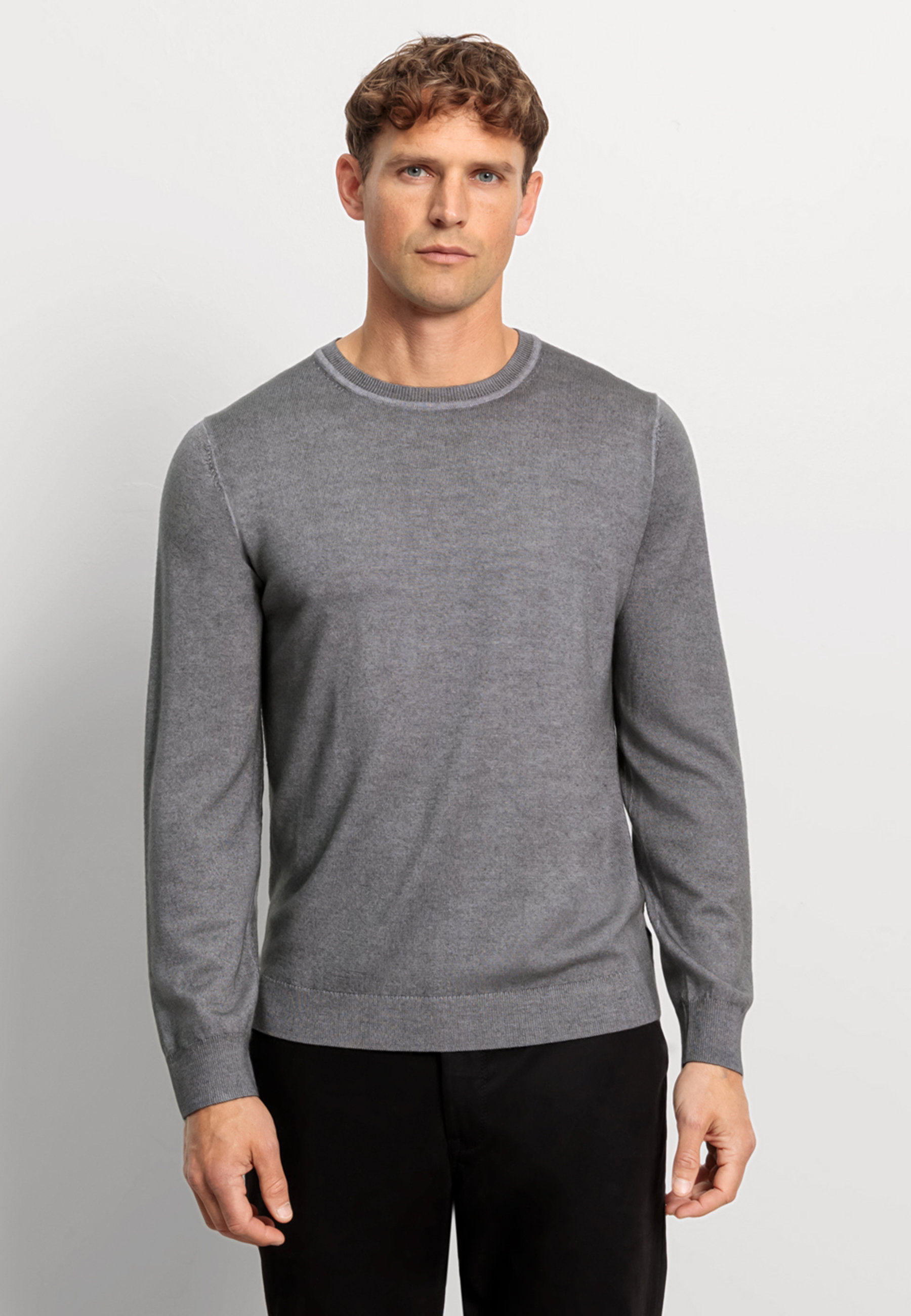 OLYMP Strickpullover "OLYMP Casual Strick, Pullover"